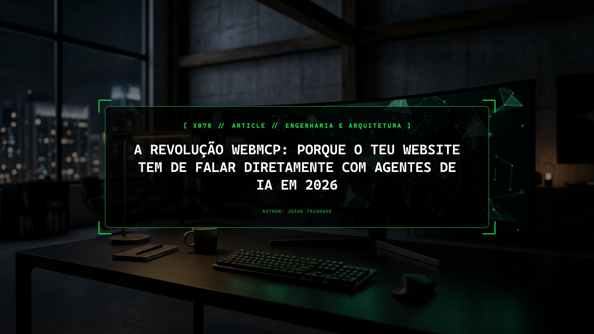 A Revolução WebMCP: Porque o Teu Website Tem de Falar Diretamente com Agentes de IA em 2026