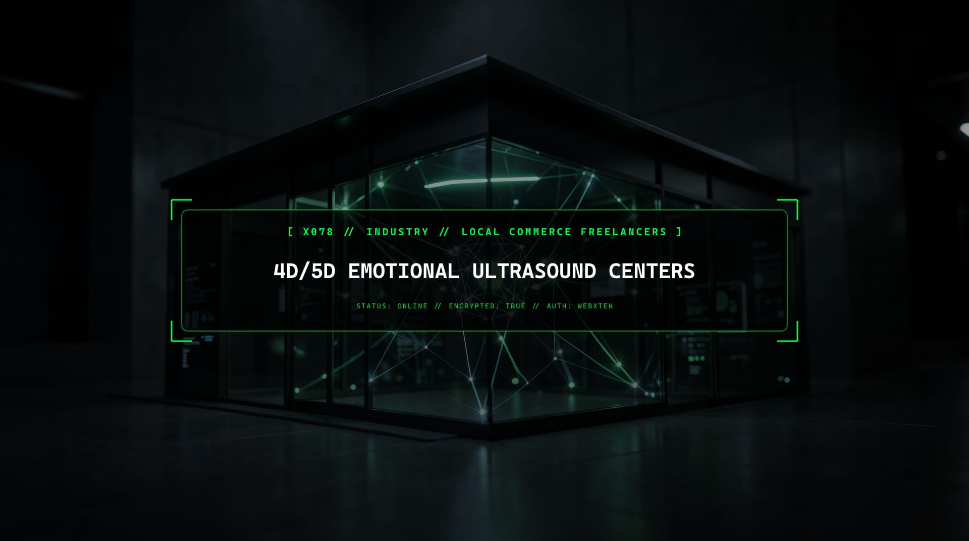 Digital services for 4D/5D Emotional Ultrasound Centers