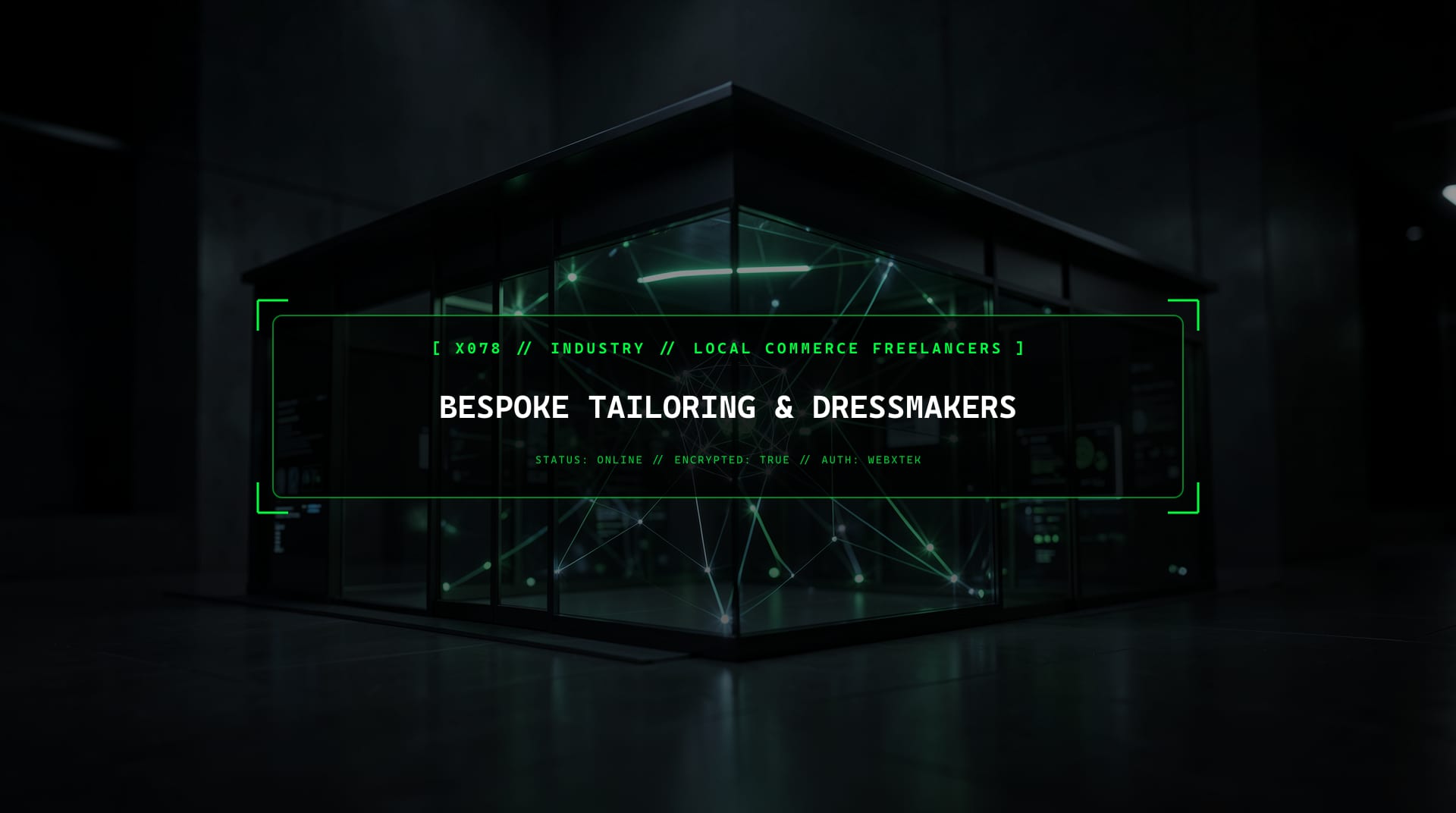 Digital services for Bespoke Tailoring & Dressmakers