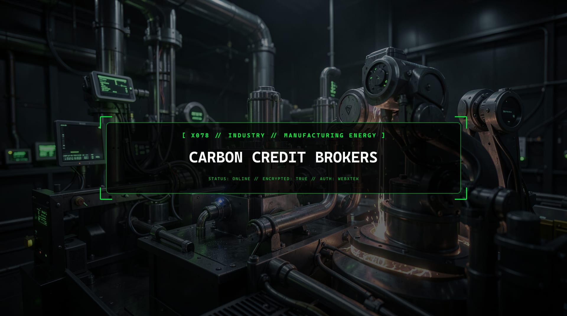 Digital services for Carbon Credit Brokers (Carbon Offset Trading)