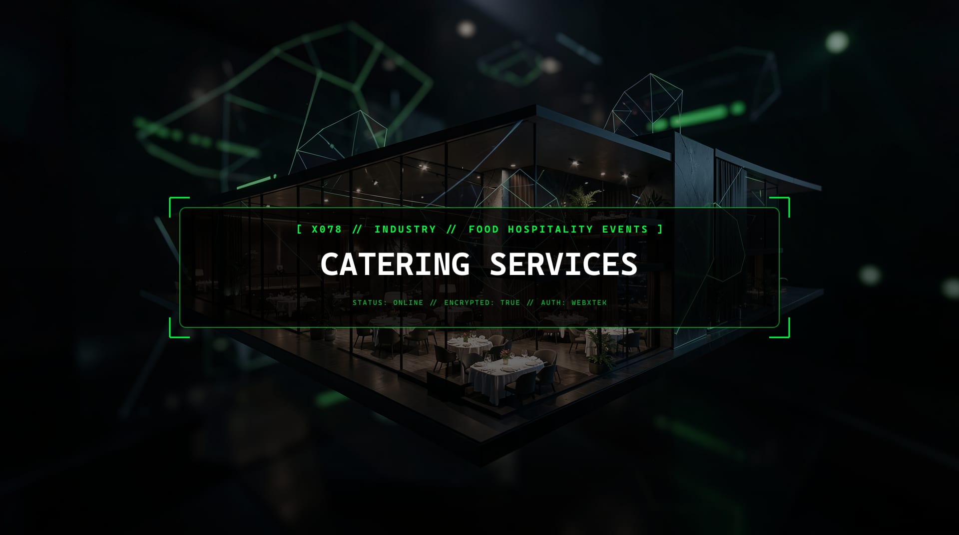 Digital services for Catering Services (B2B & B2C)