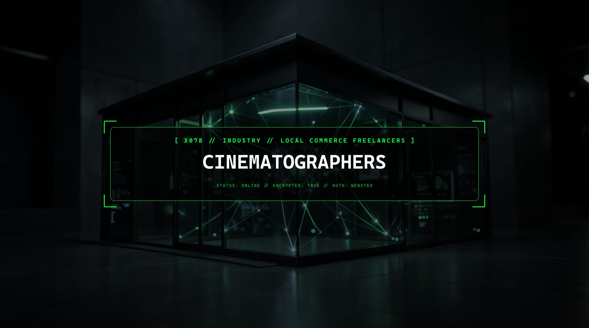 Digital services for Cinematographers (DPs)