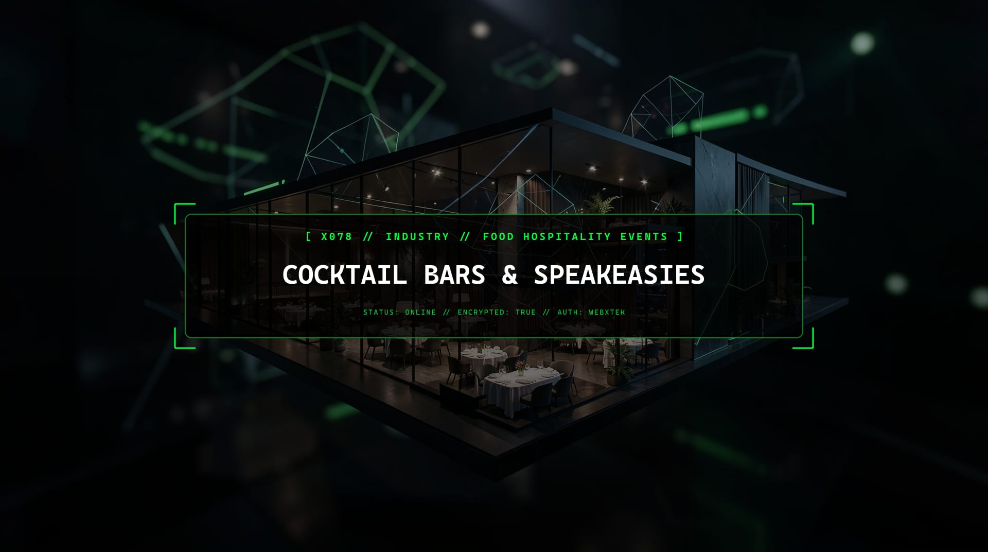 Digital services for Cocktail Bars & Speakeasies