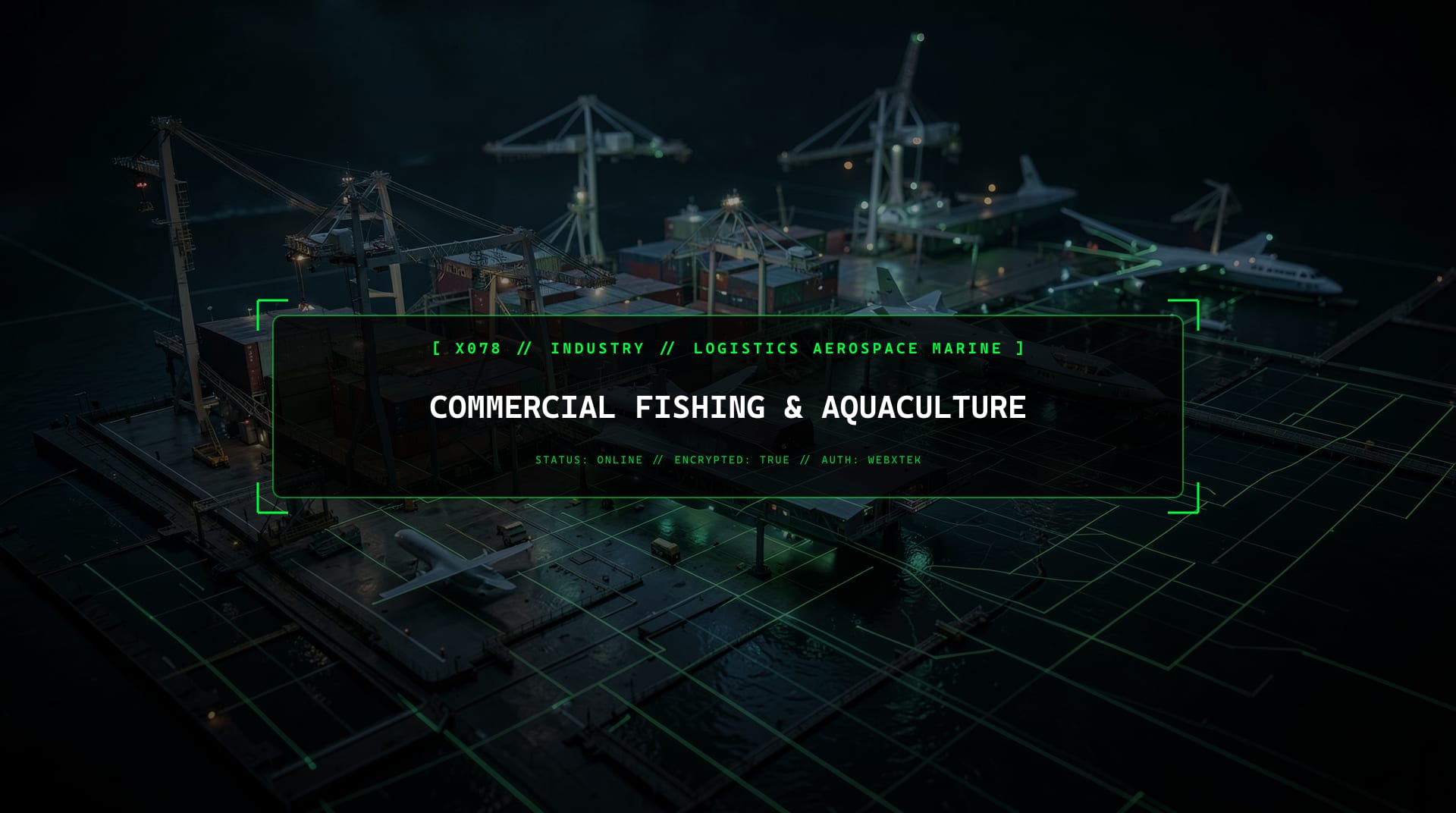 Digital services for Commercial Fishing & Aquaculture