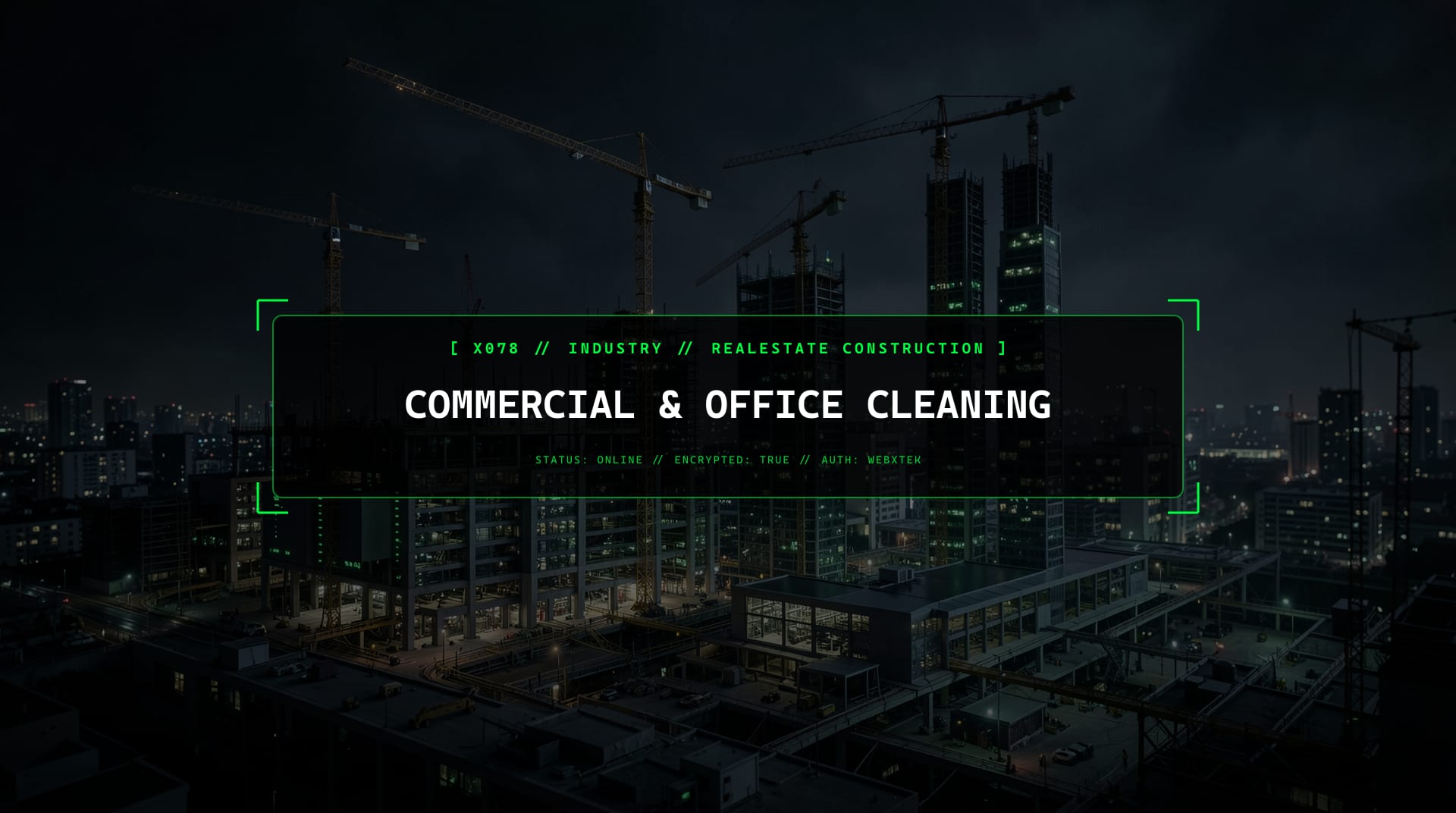 Digital services for Commercial & Office Cleaning