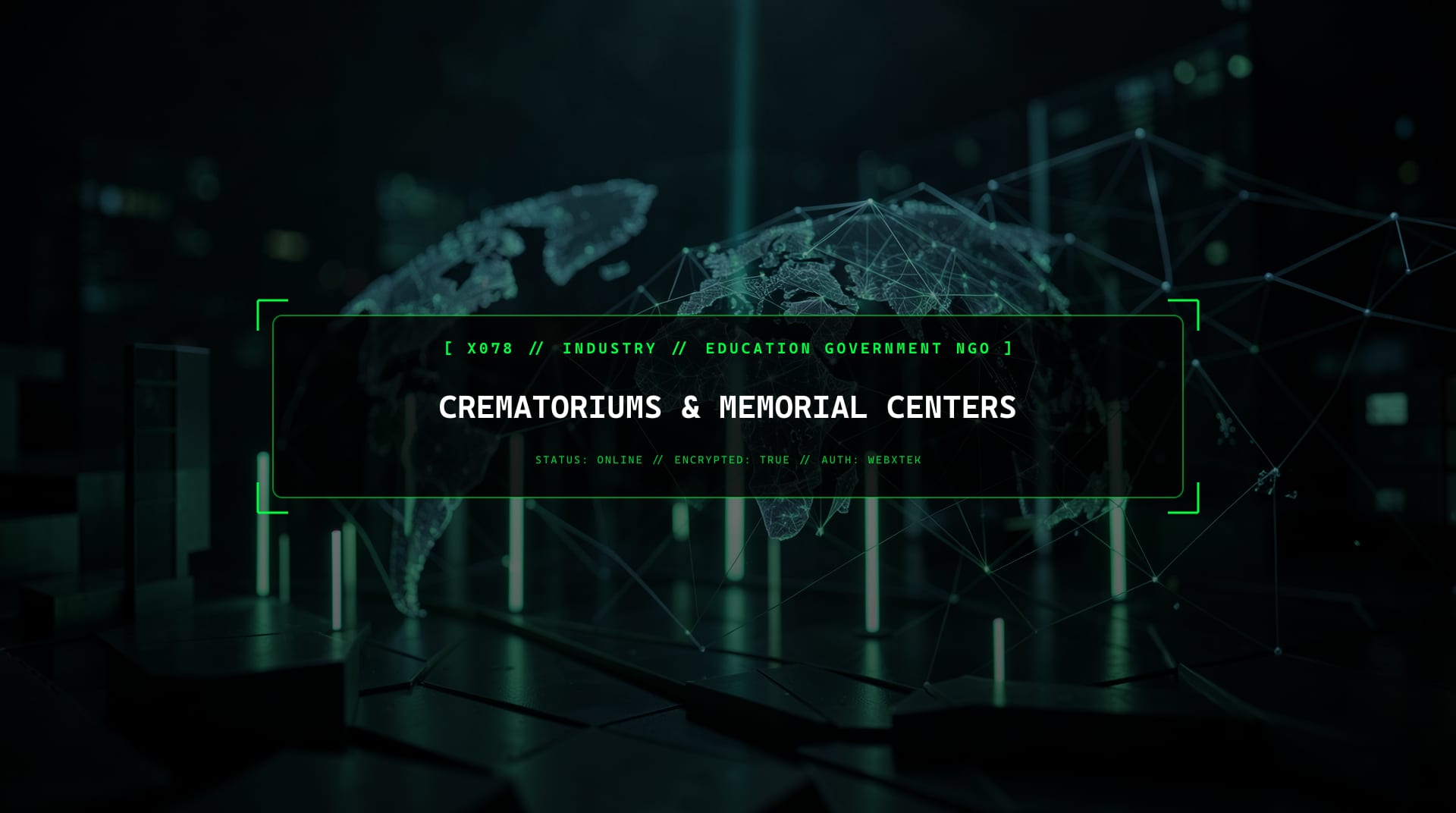 Digital services for Crematoriums & Memorial Centers