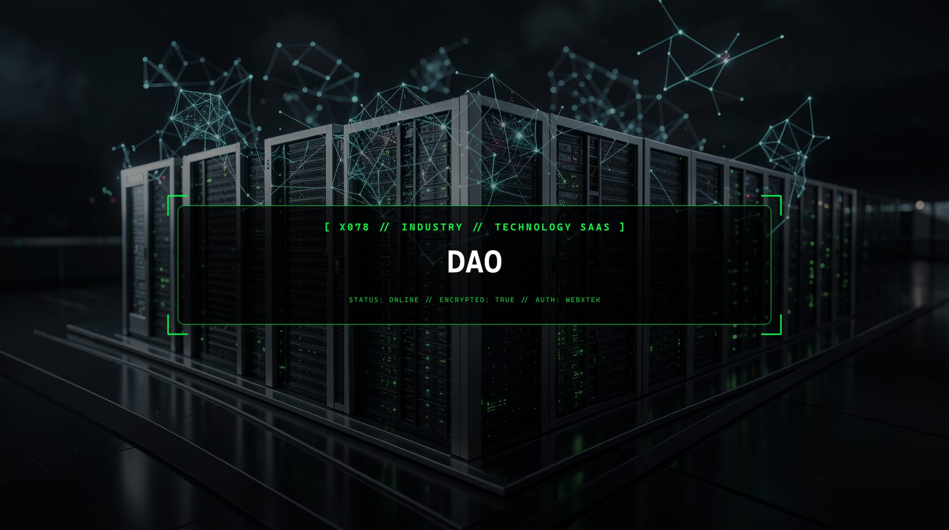 Digital services for DAO (Decentralized Autonomous Organizations)