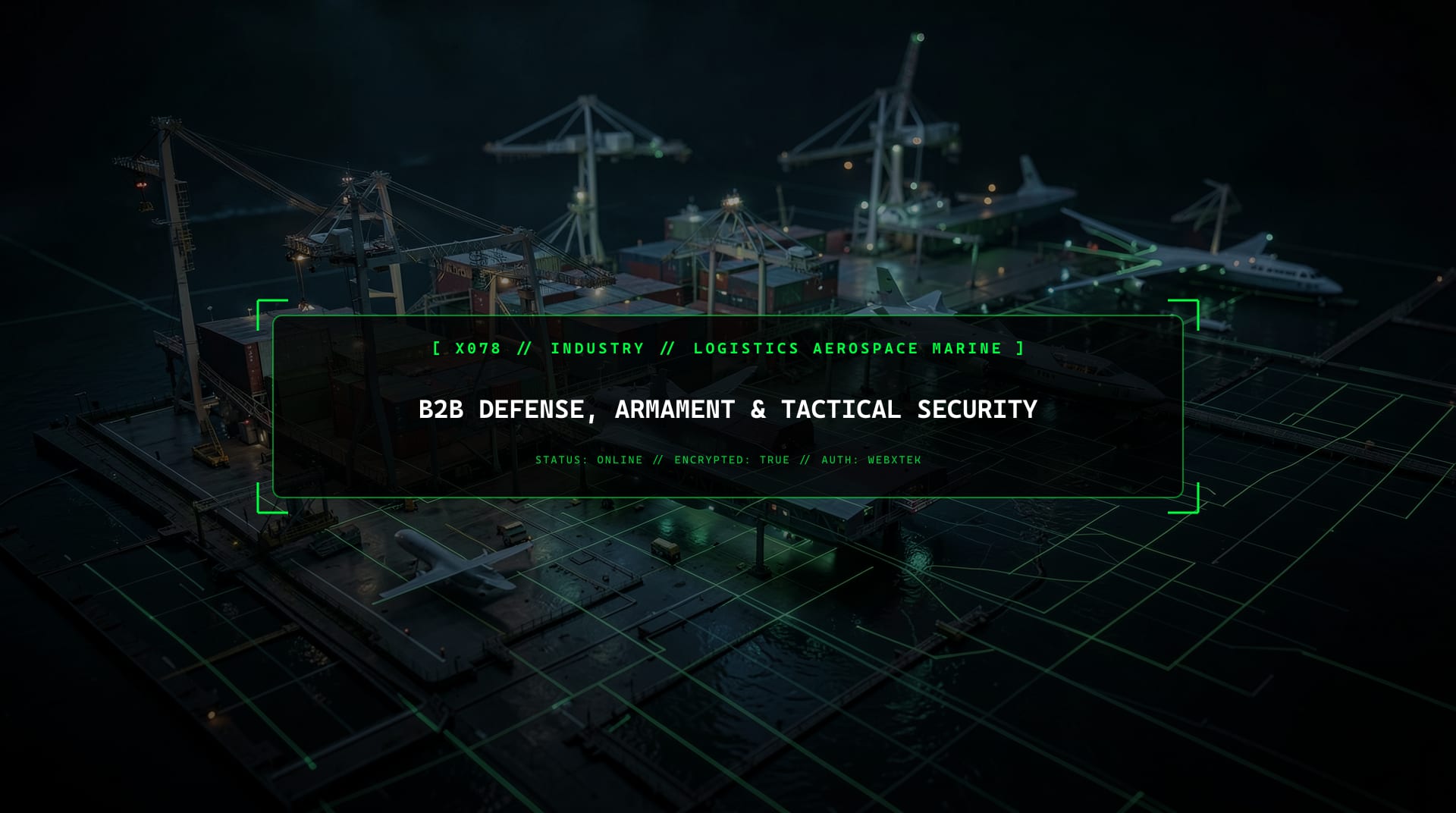 Digital services for B2B Defense, Armament & Tactical Security