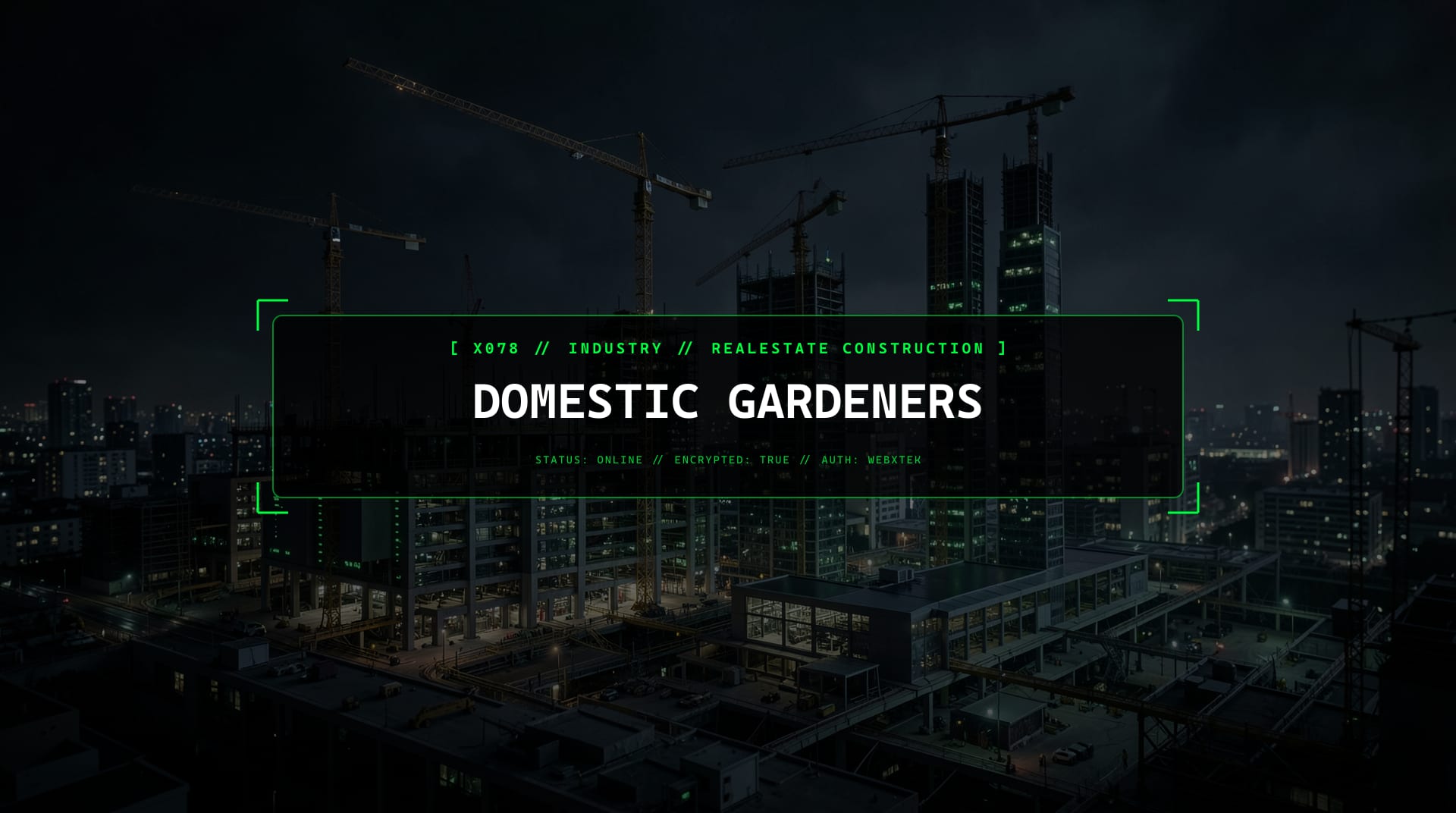 Digital services for Domestic Gardeners (Maintenance)