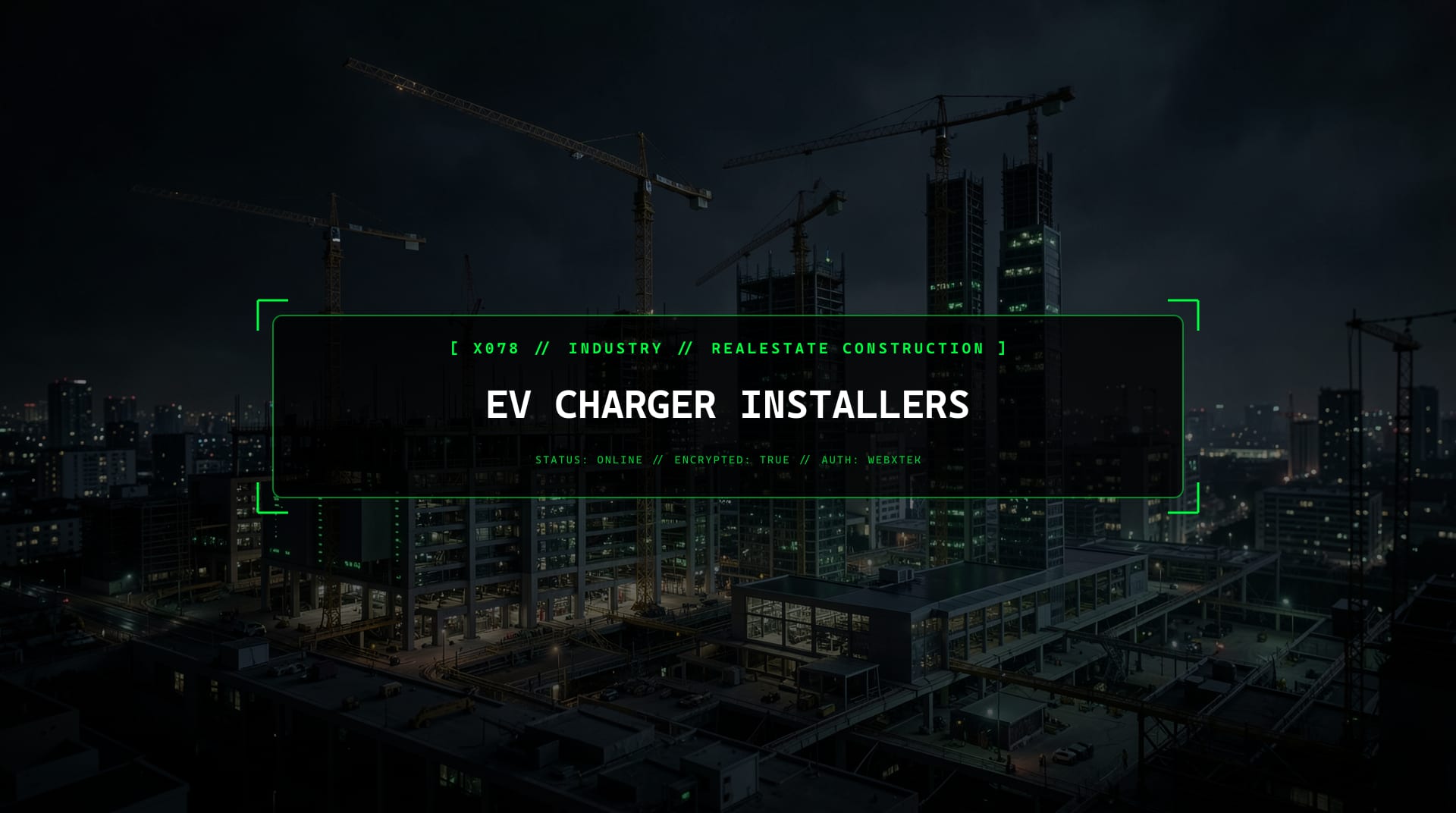 Digital services for EV Charger Installers
