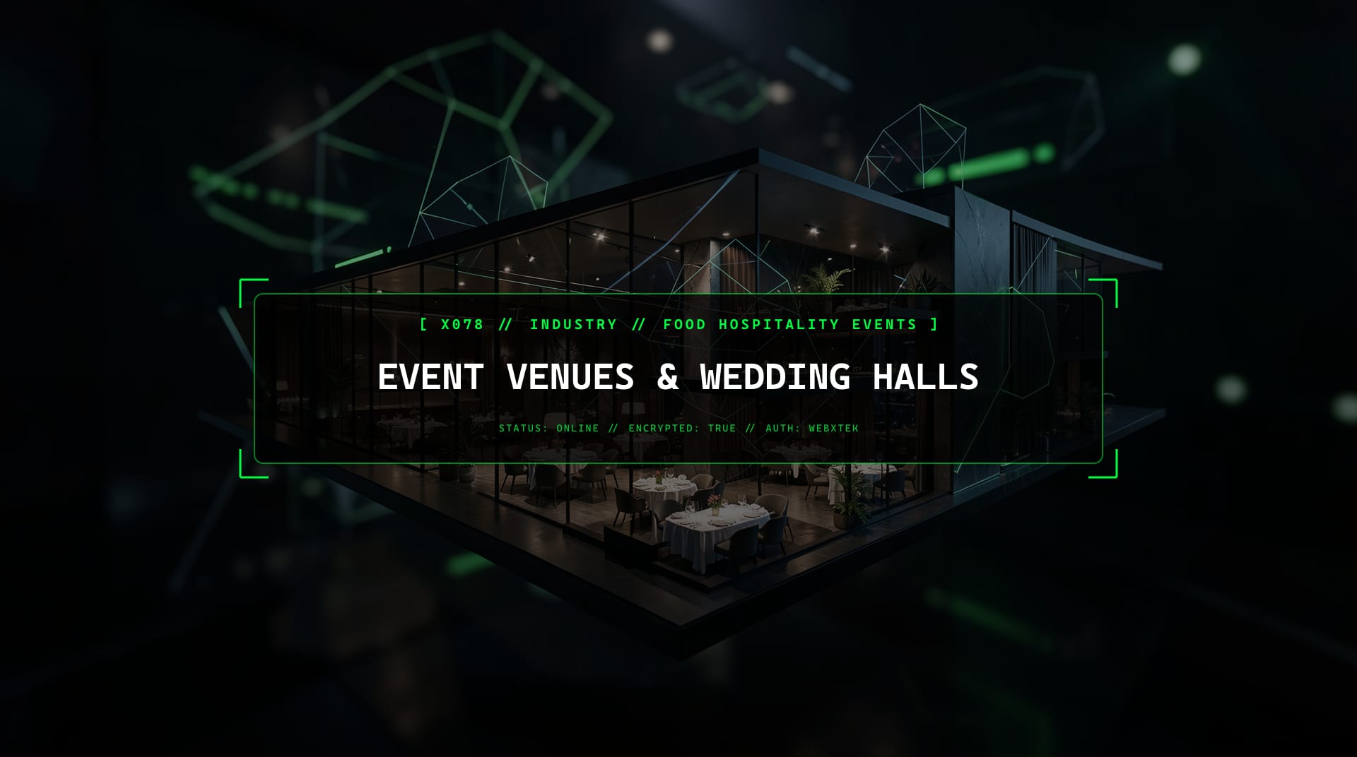 Digital services for Event Venues & Wedding Halls