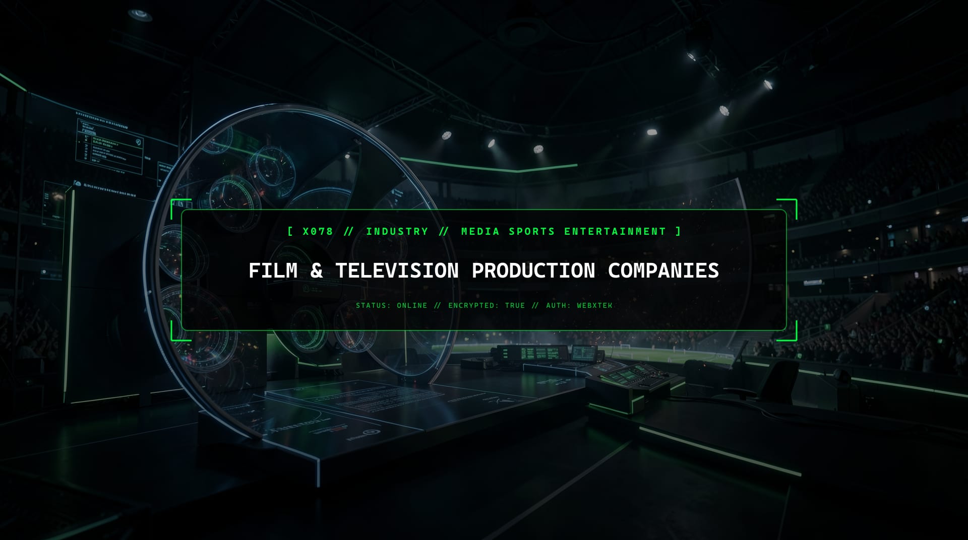 Digital services for Film & Television Production Companies