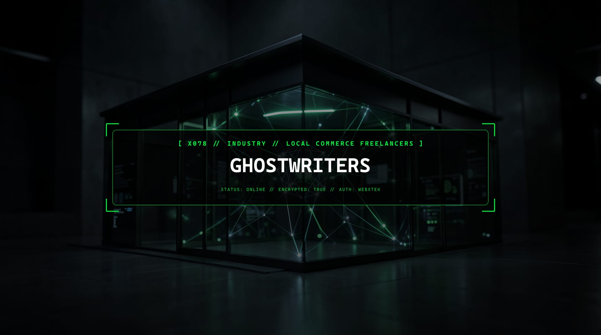 Digital services for Ghostwriters