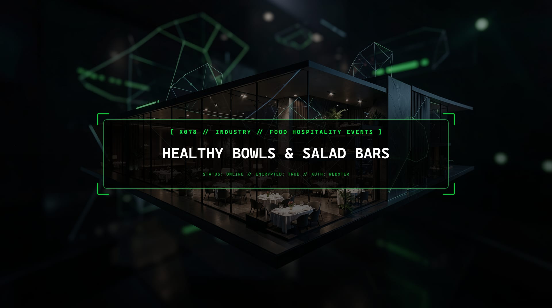 Digital services for Healthy Bowls & Salad Bars