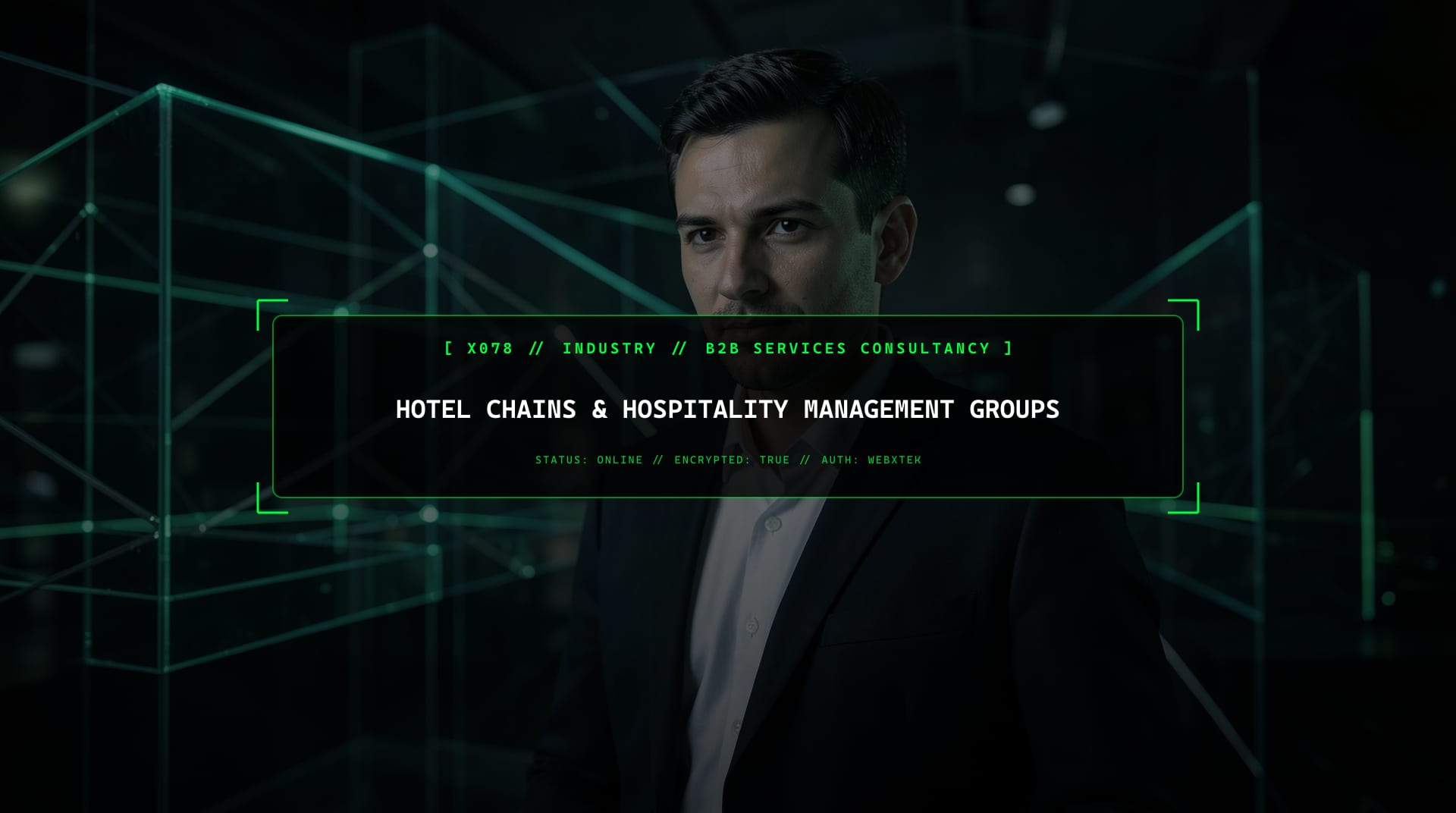 Digital services for Hotel Chains & Hospitality Management Groups