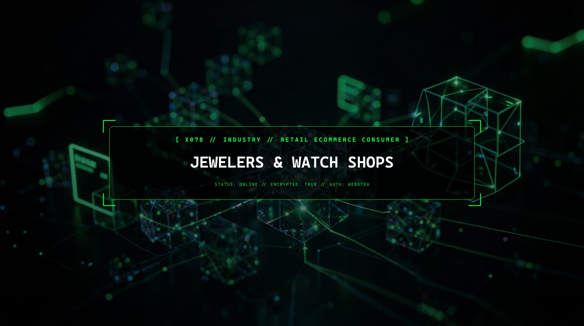 Digital services for Jewelers & Watch Shops
