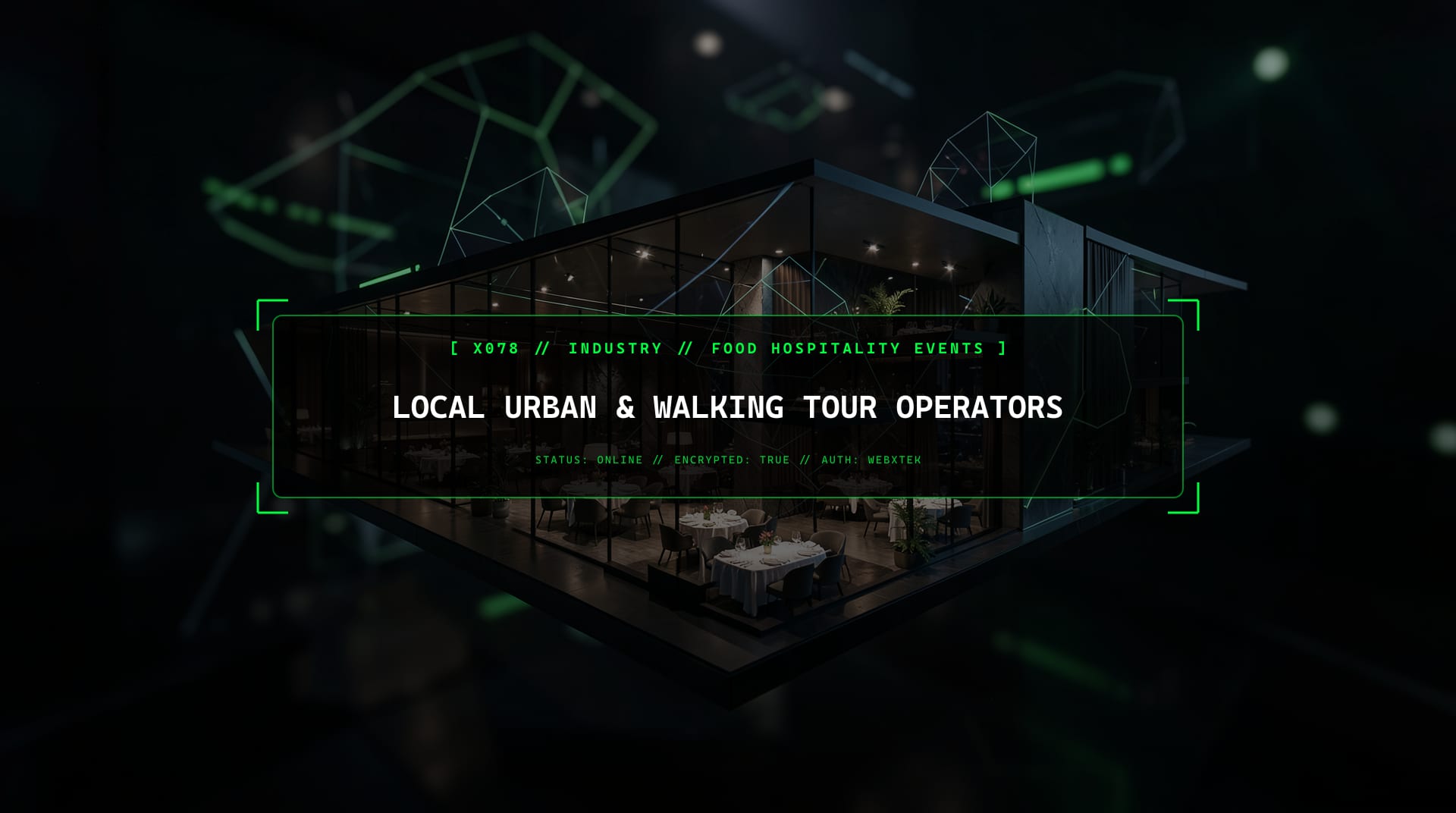 Digital services for Local Urban & Walking Tour Operators