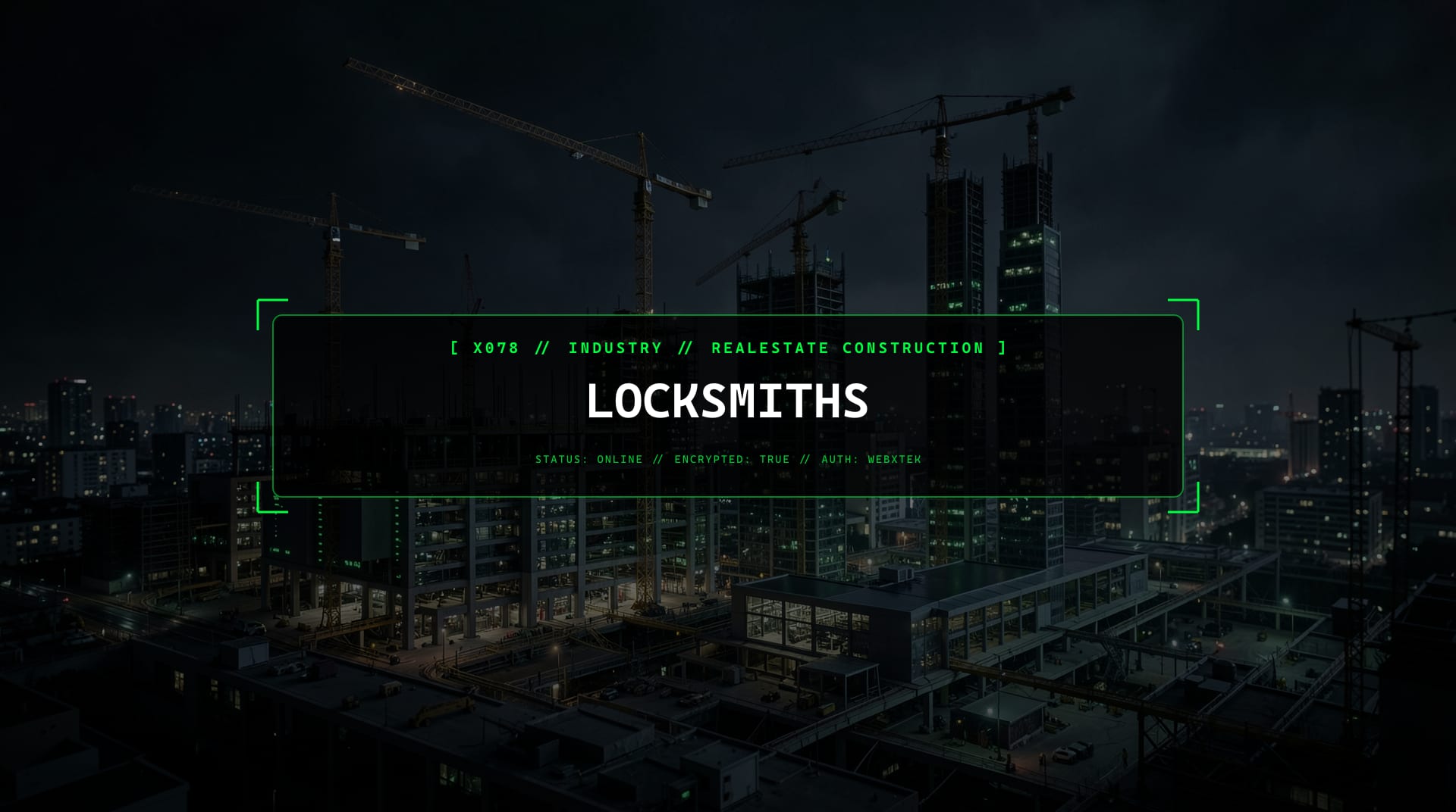 Digital services for Locksmiths (24h Emergency)