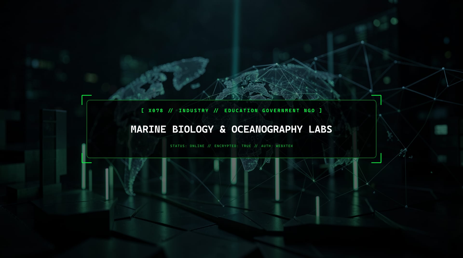 Digital services for Marine Biology & Oceanography Labs