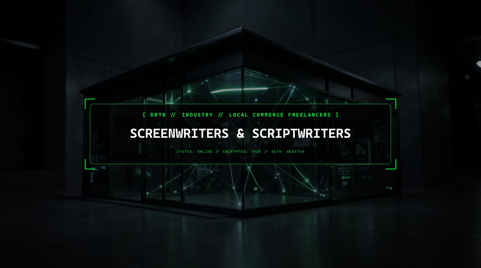 Digital services for Screenwriters & Scriptwriters