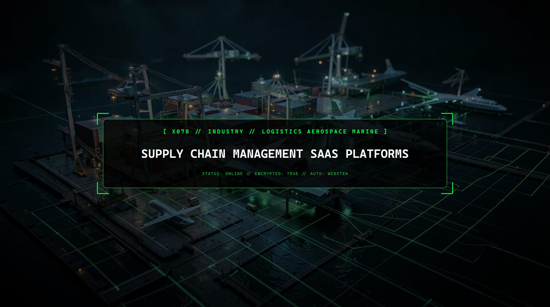 Digital services for Supply Chain Management (SCM) SaaS Platforms