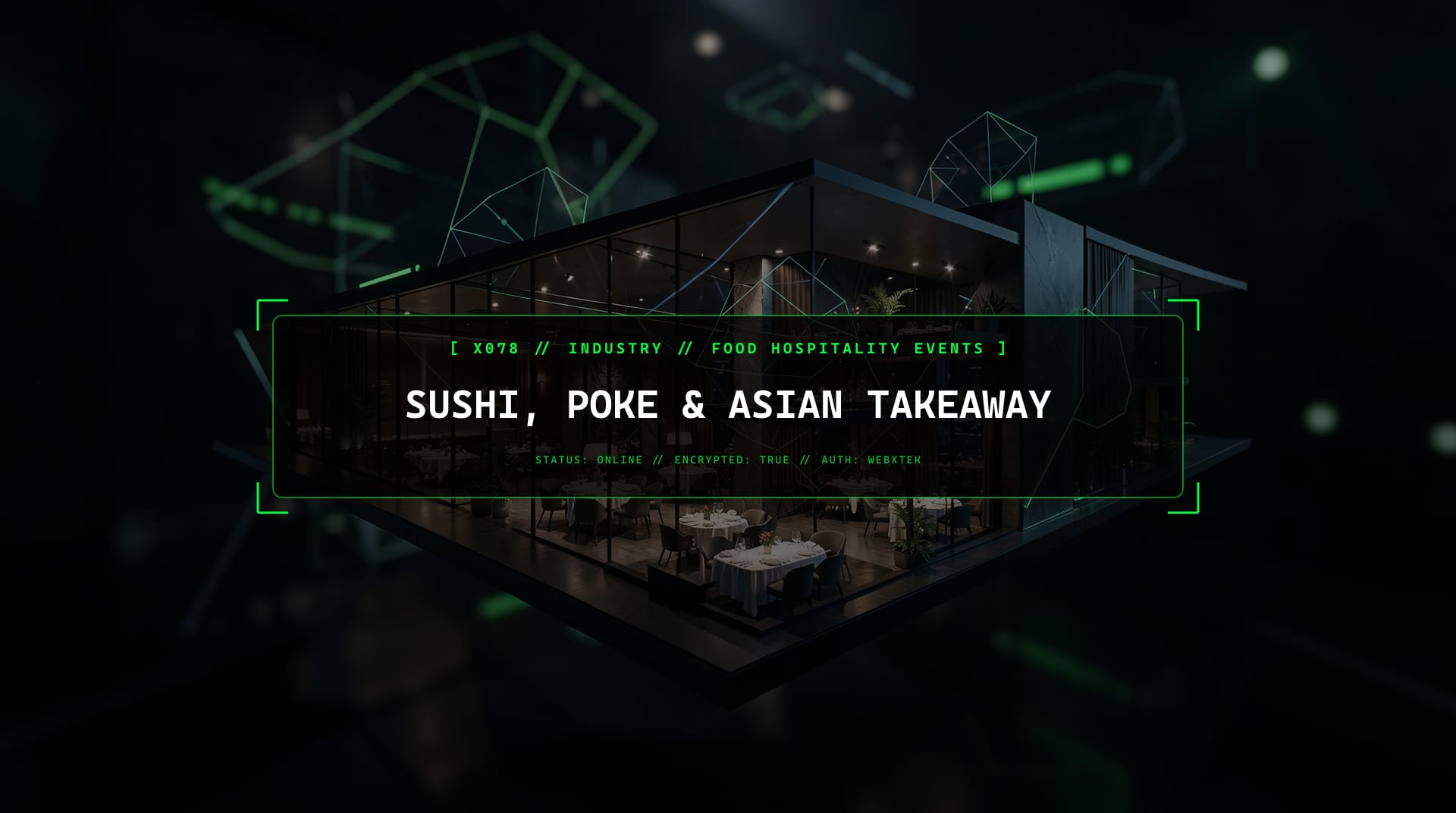 Digital services for Sushi, Poke & Asian Takeaway