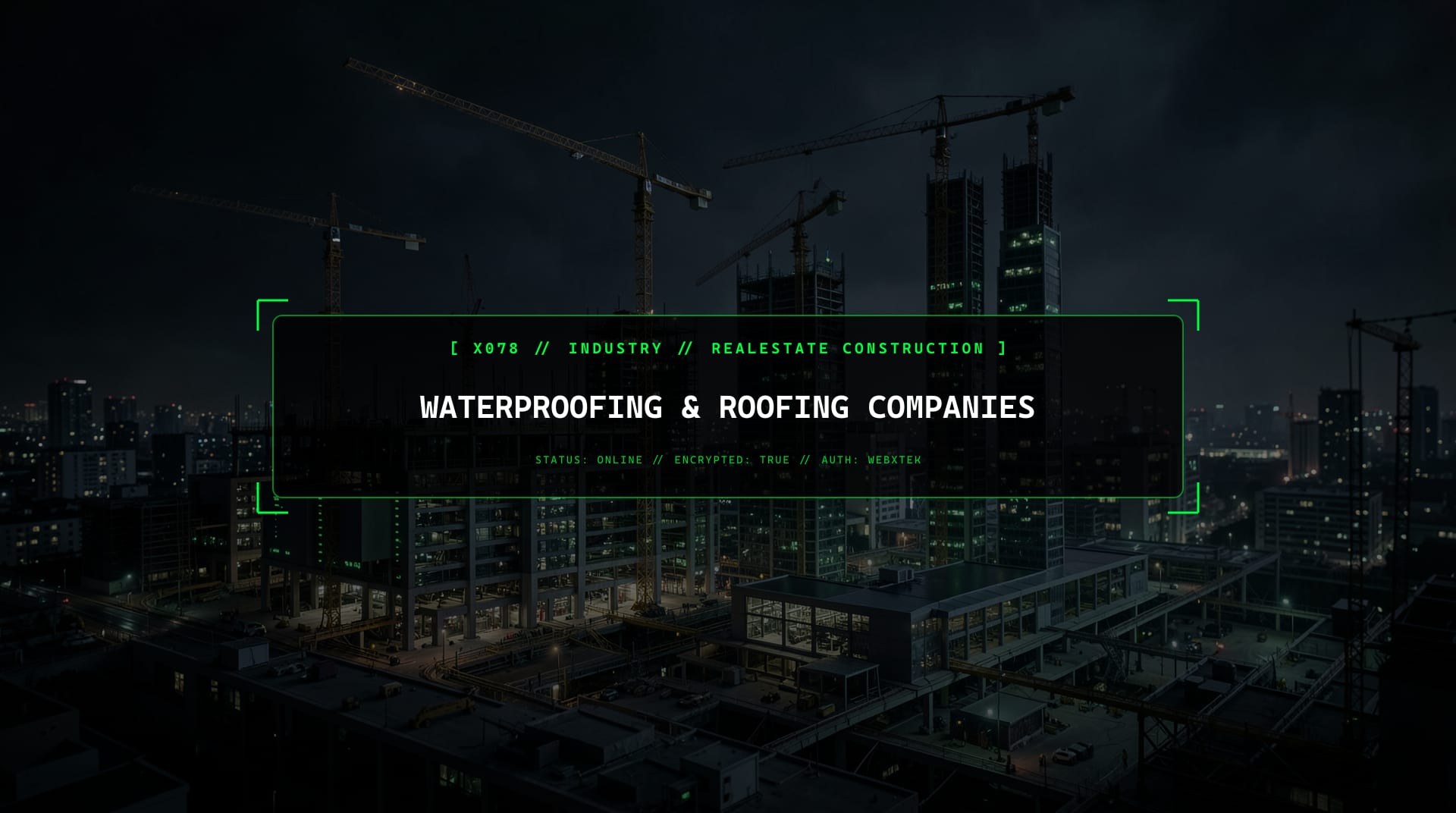 Digital services for Waterproofing & Roofing Companies