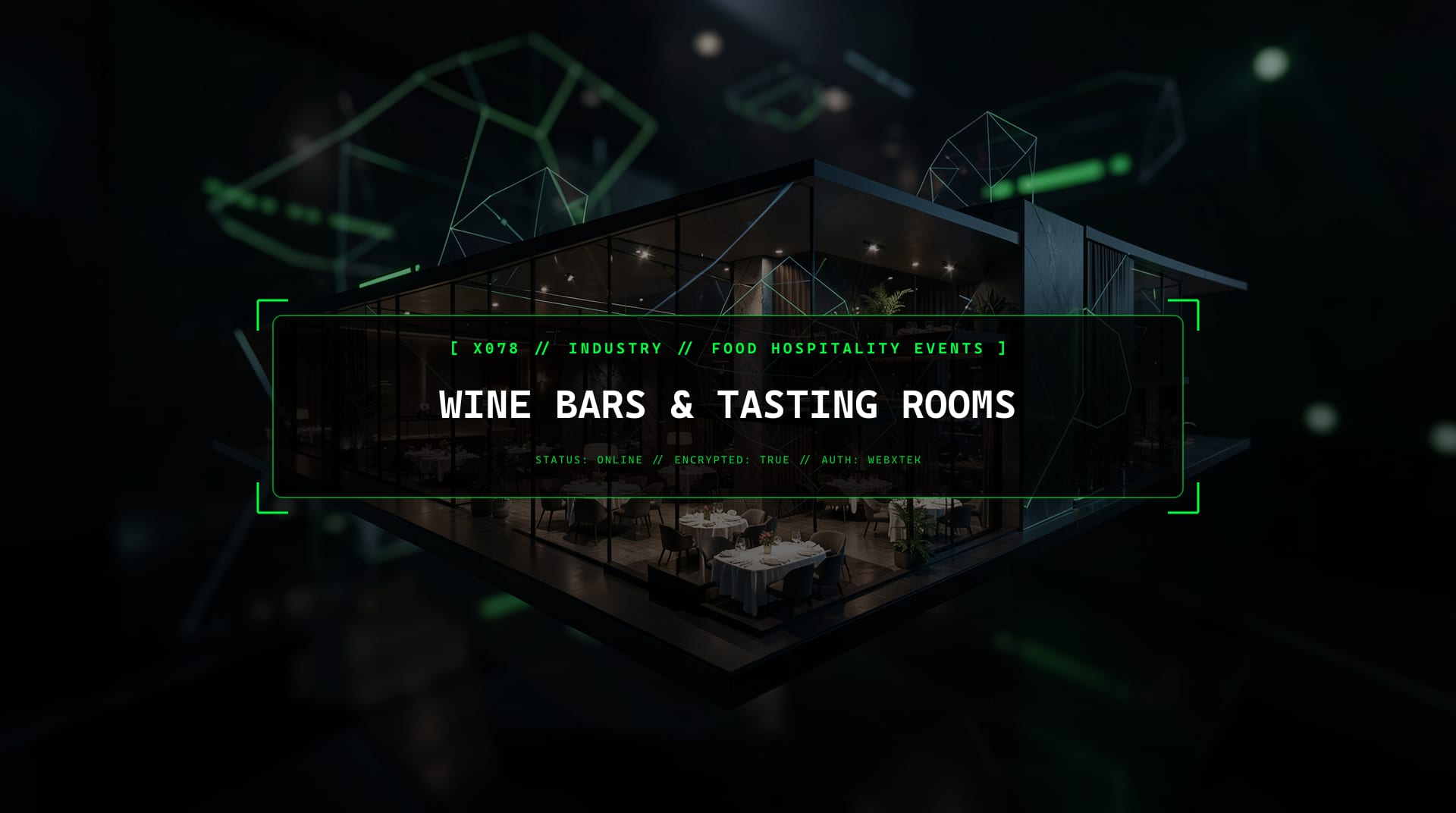 Digital services for Wine Bars & Tasting Rooms