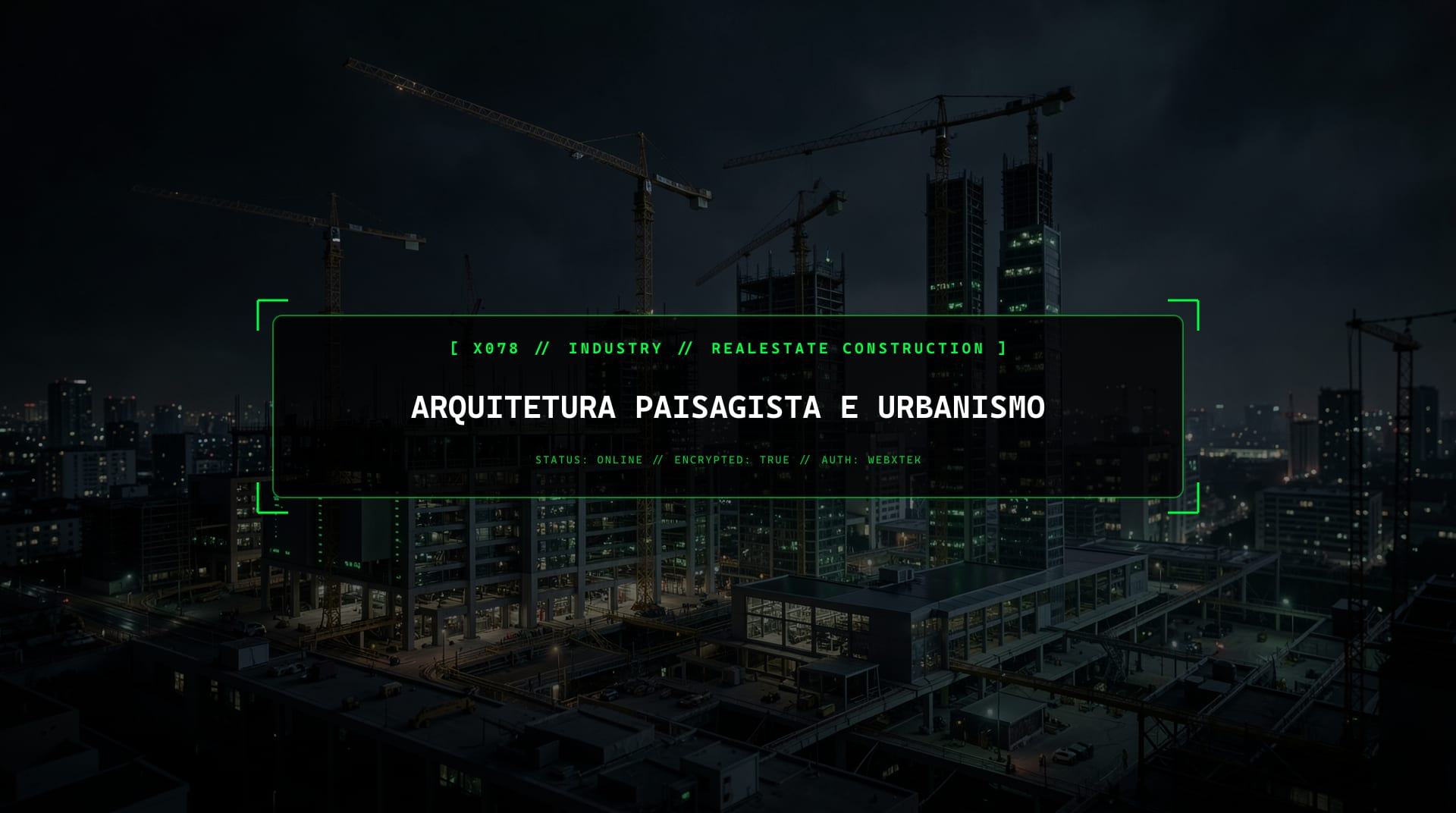 Serviços para Arquitetura Paisagista e Urbanismo