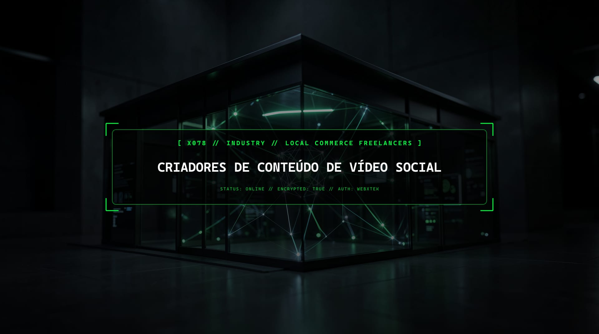 Serviços para Videógrafos e Criadores Digitais