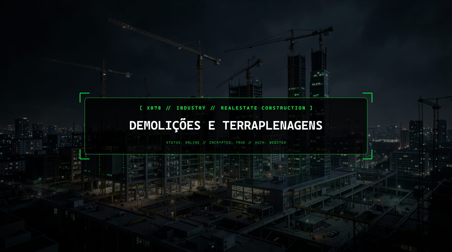 Serviços para Demolições e Terraplenagens