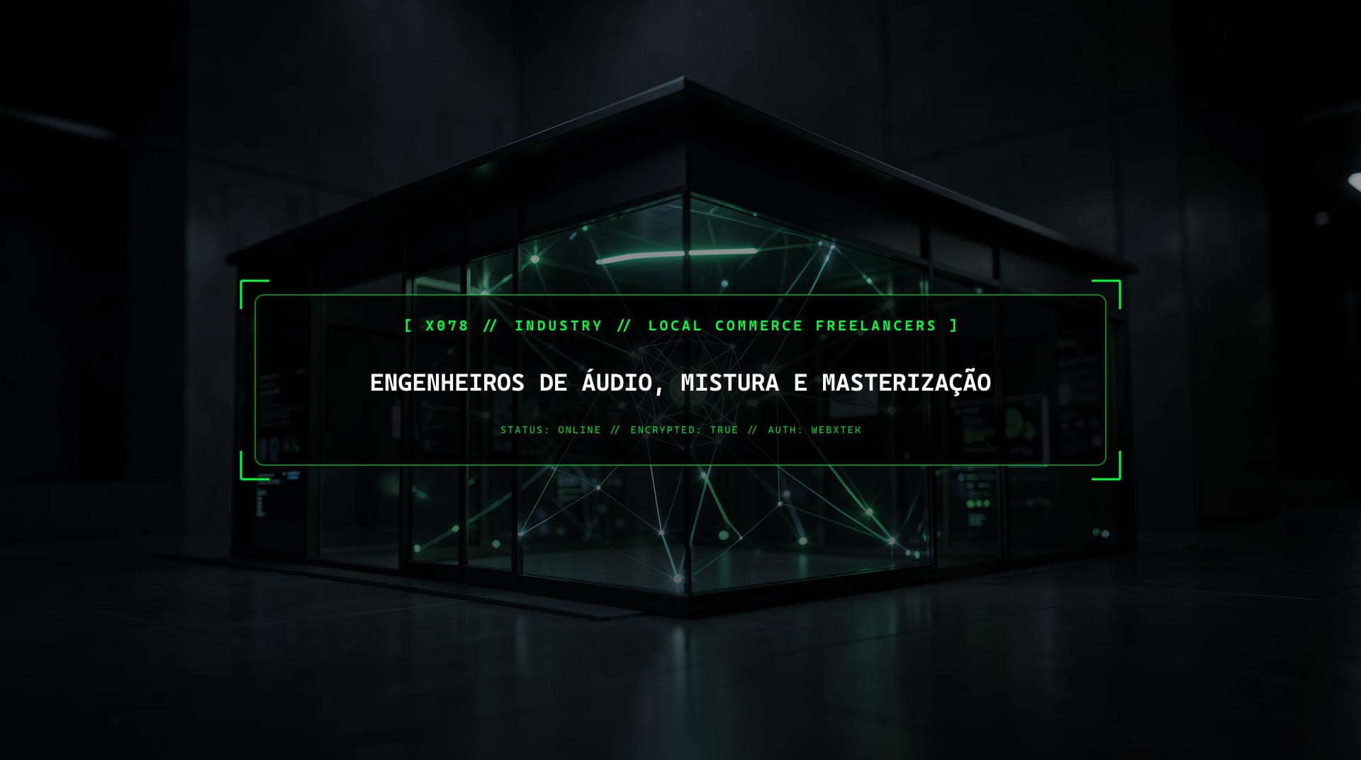 Serviços para Estúdios de Som e Pós-Produção Áudio