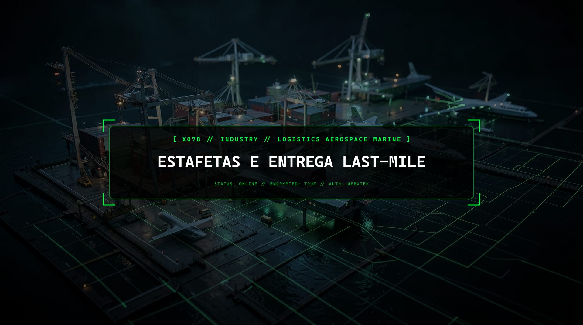 Serviços para Estafetas e Entrega Last-Mile