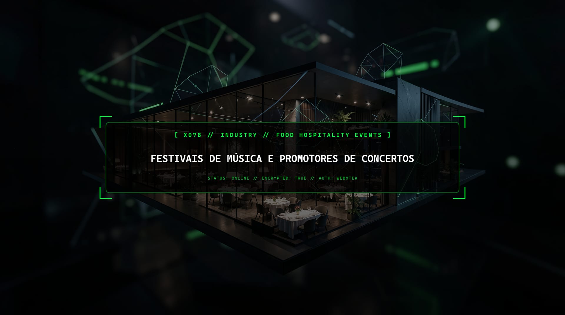 Serviços para Organizadores de Eventos Musicais