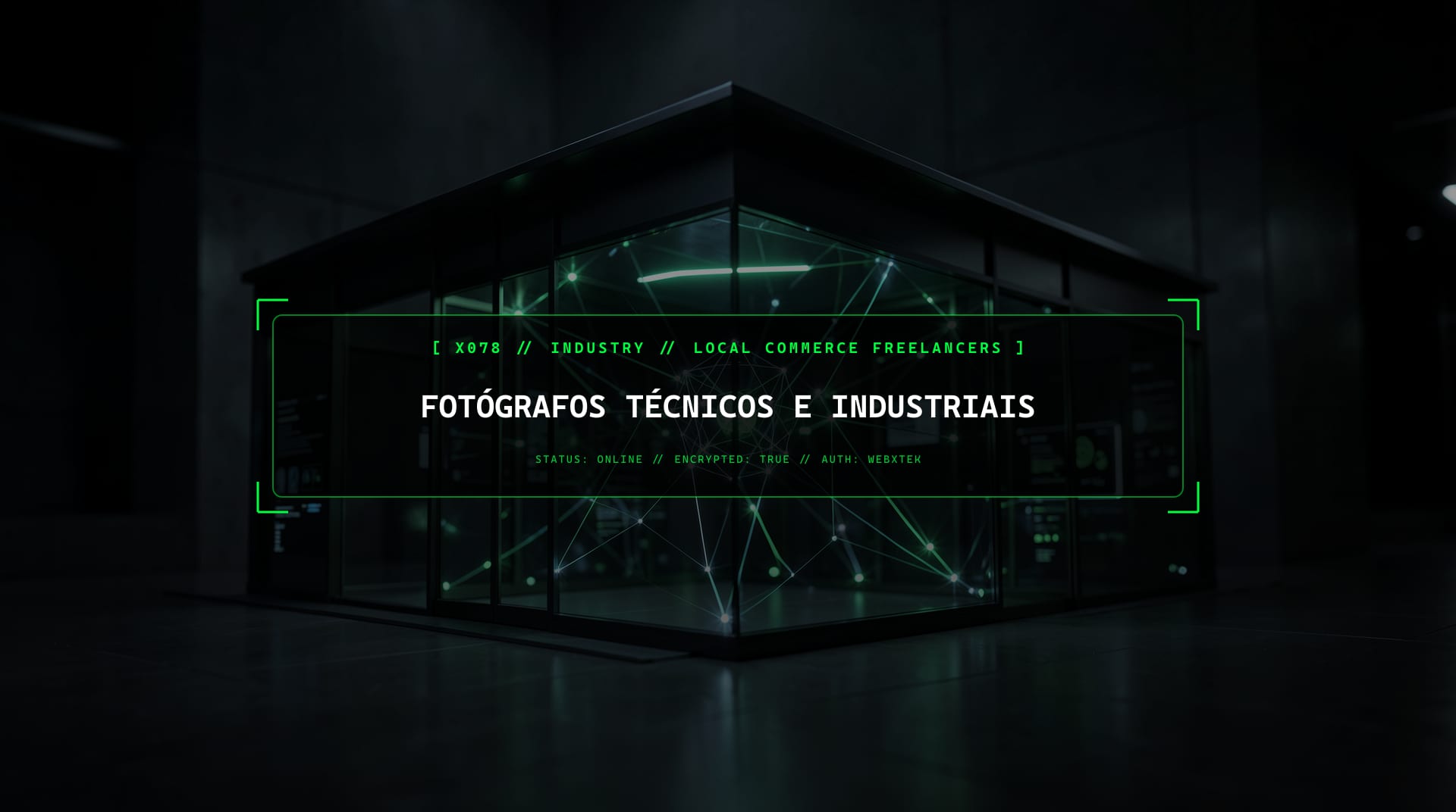 Serviços para Fotografia Técnica e Industrial