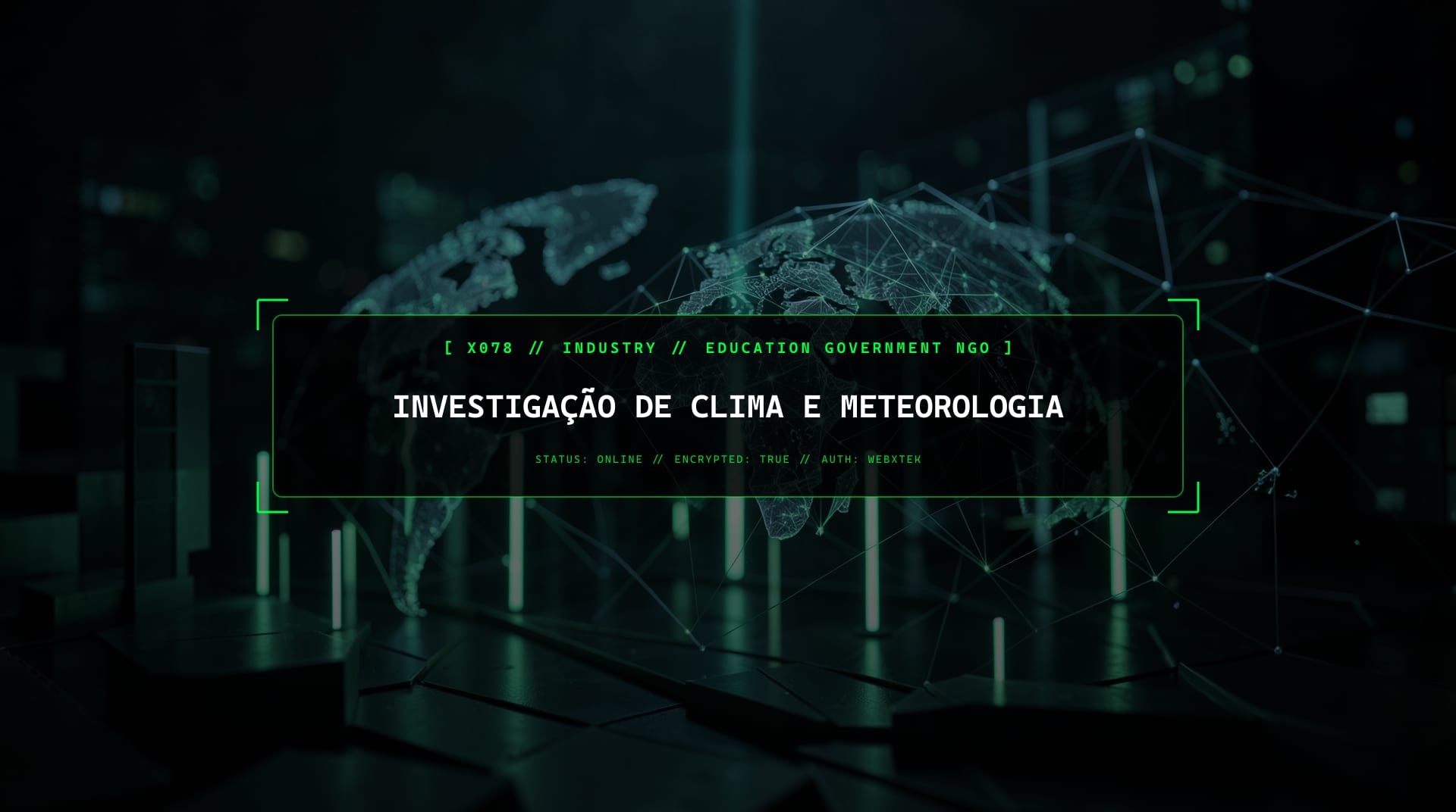 Serviços para Centros de Investigação Climática