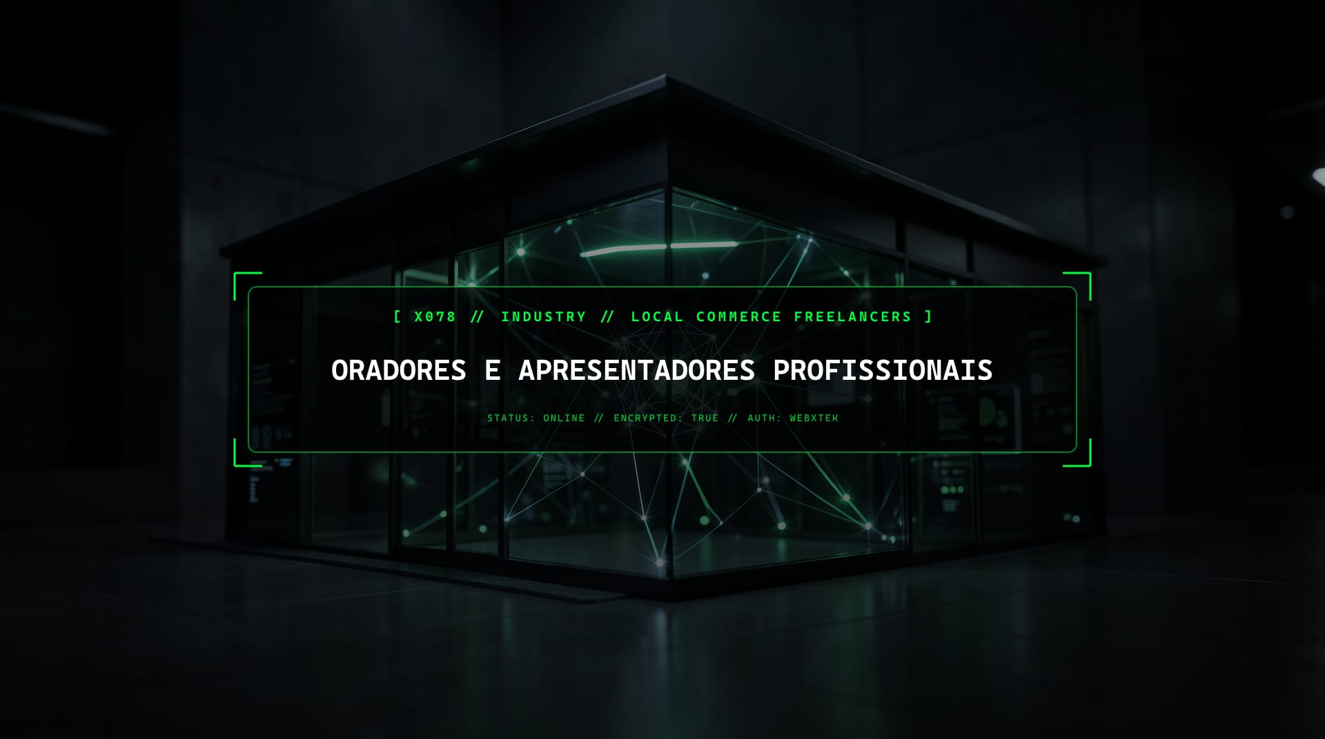 Serviços para Oradores e Apresentadores Profissionais