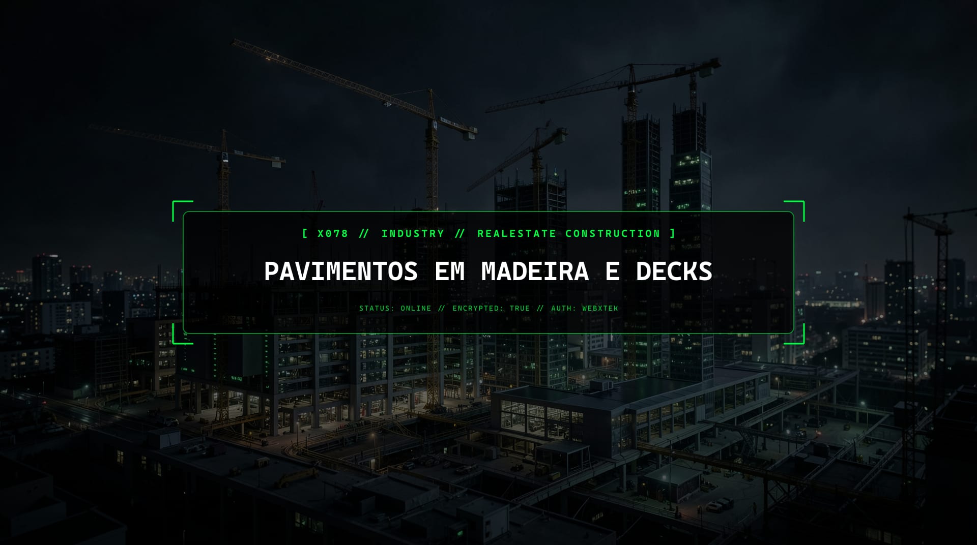 Serviços para Pavimentos em Madeira e Decks