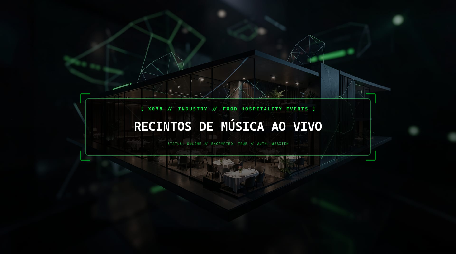 Serviços para Salas de Espetáculos e Clubes de Música