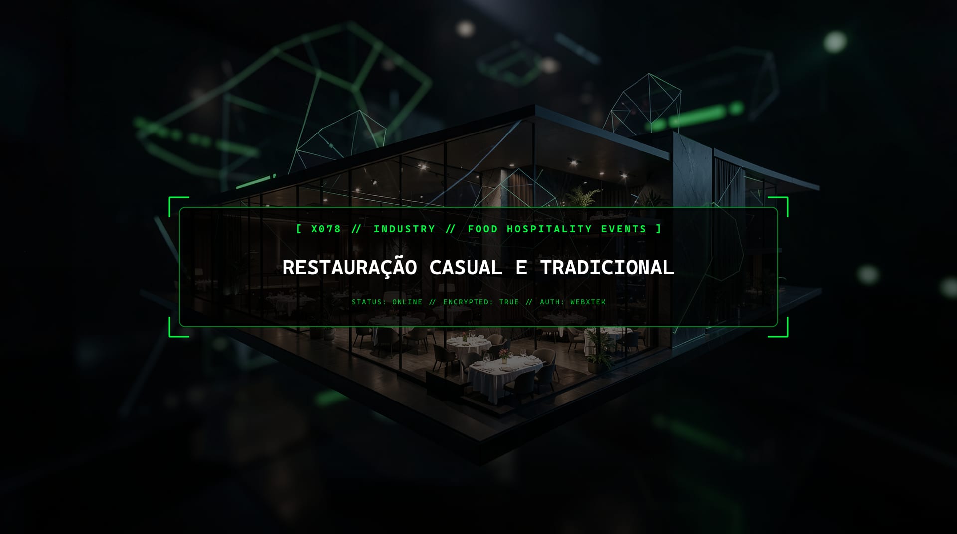 Serviços para Restaurantes de Conceito Casual e Tradicional
