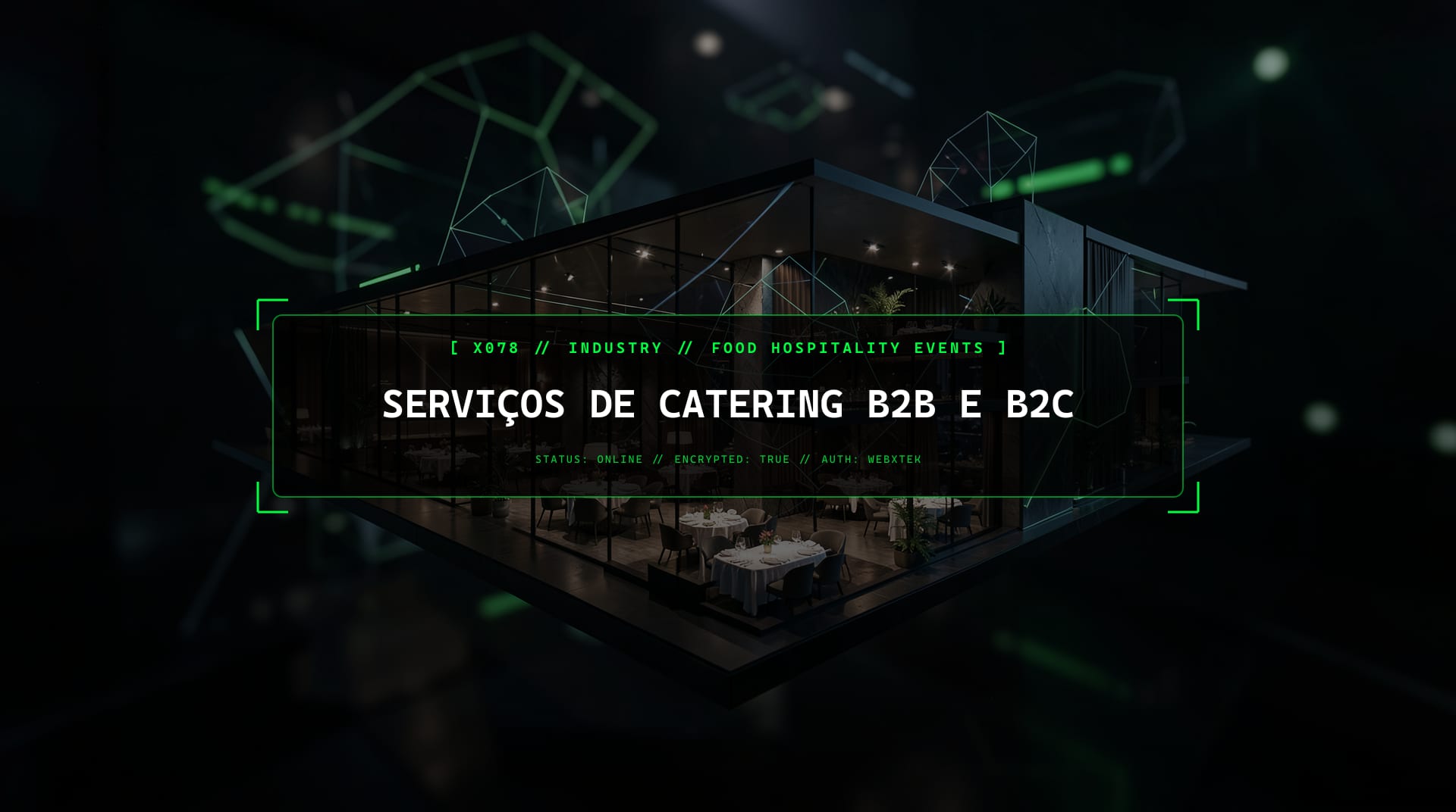 Serviços para Empresas de Catering e Eventos