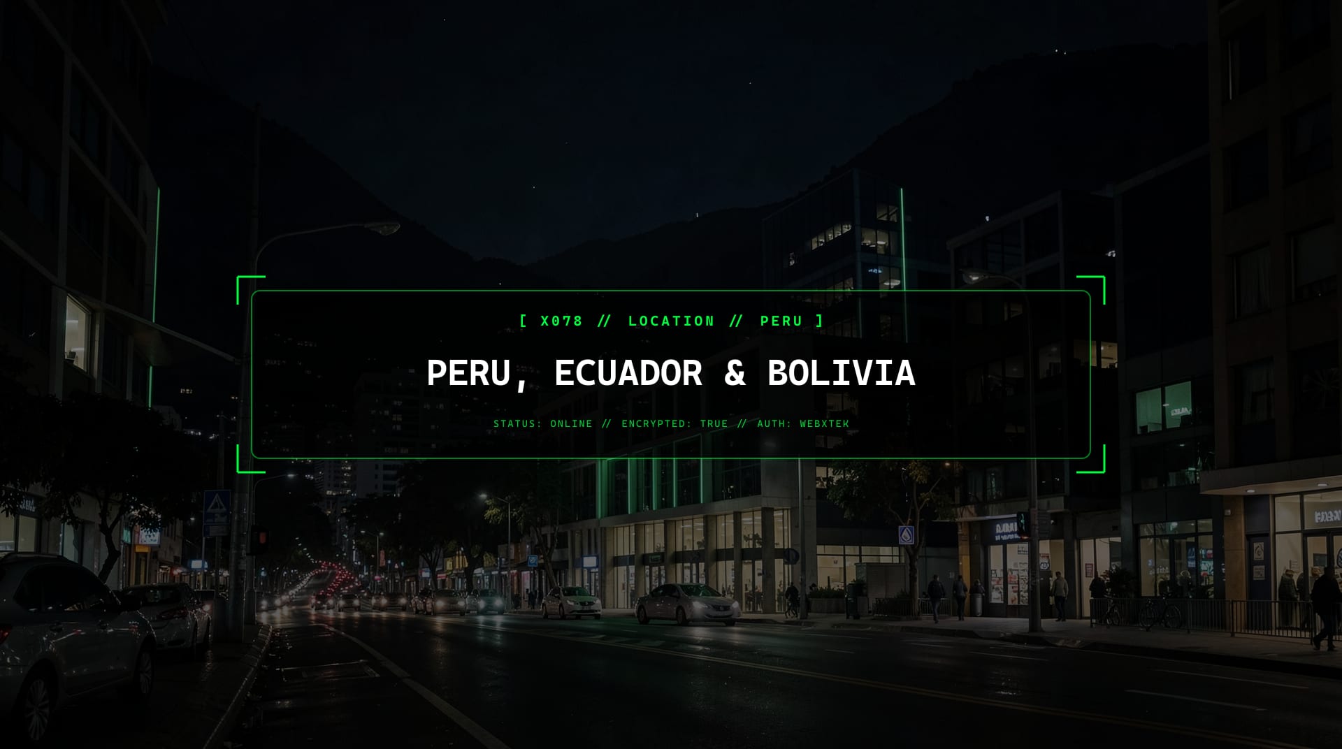  digital services for Peru, Ecuador & Bolivia