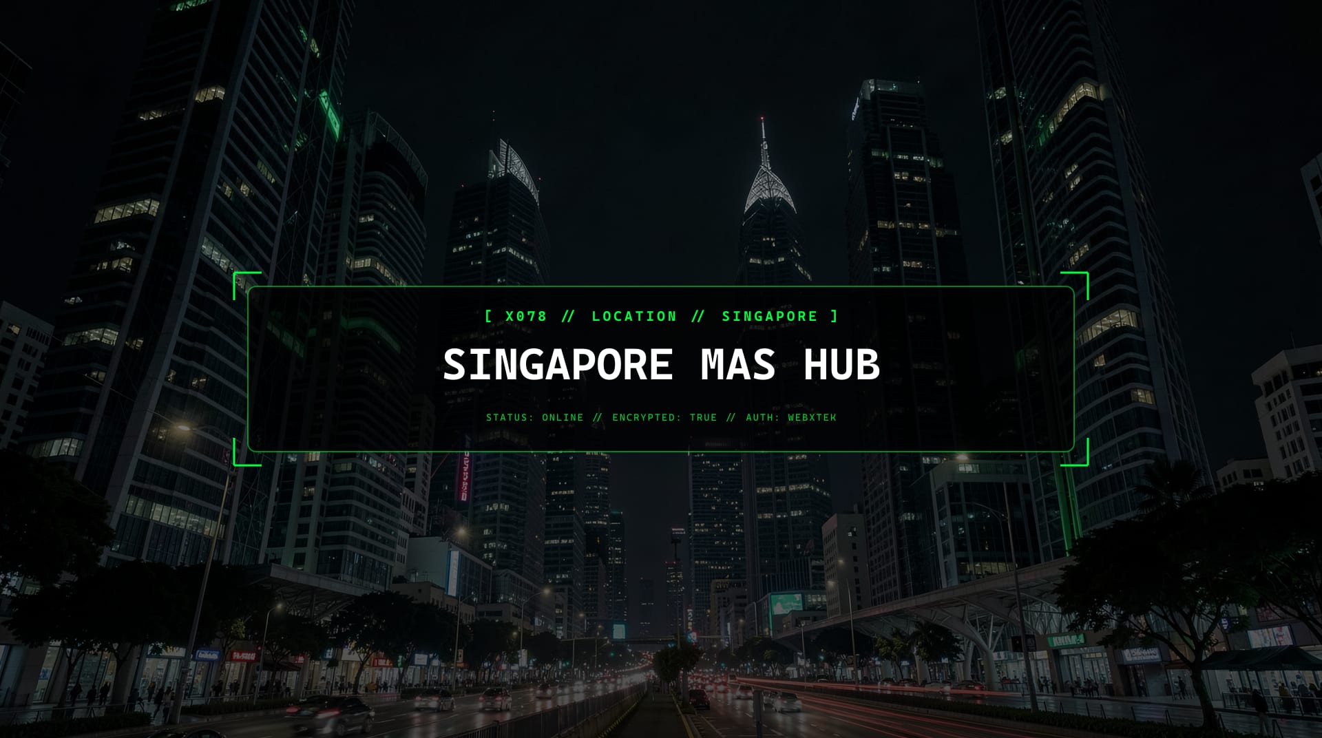 digital services for Singapore (MAS Hub)