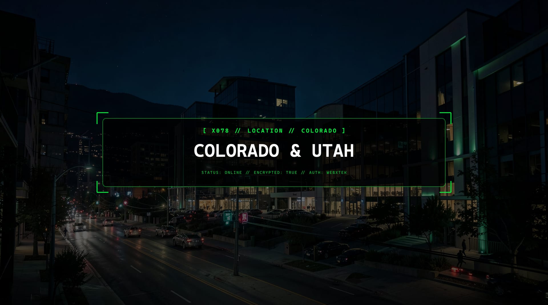 Serviços digitais para Colorado e Utah (EUA)