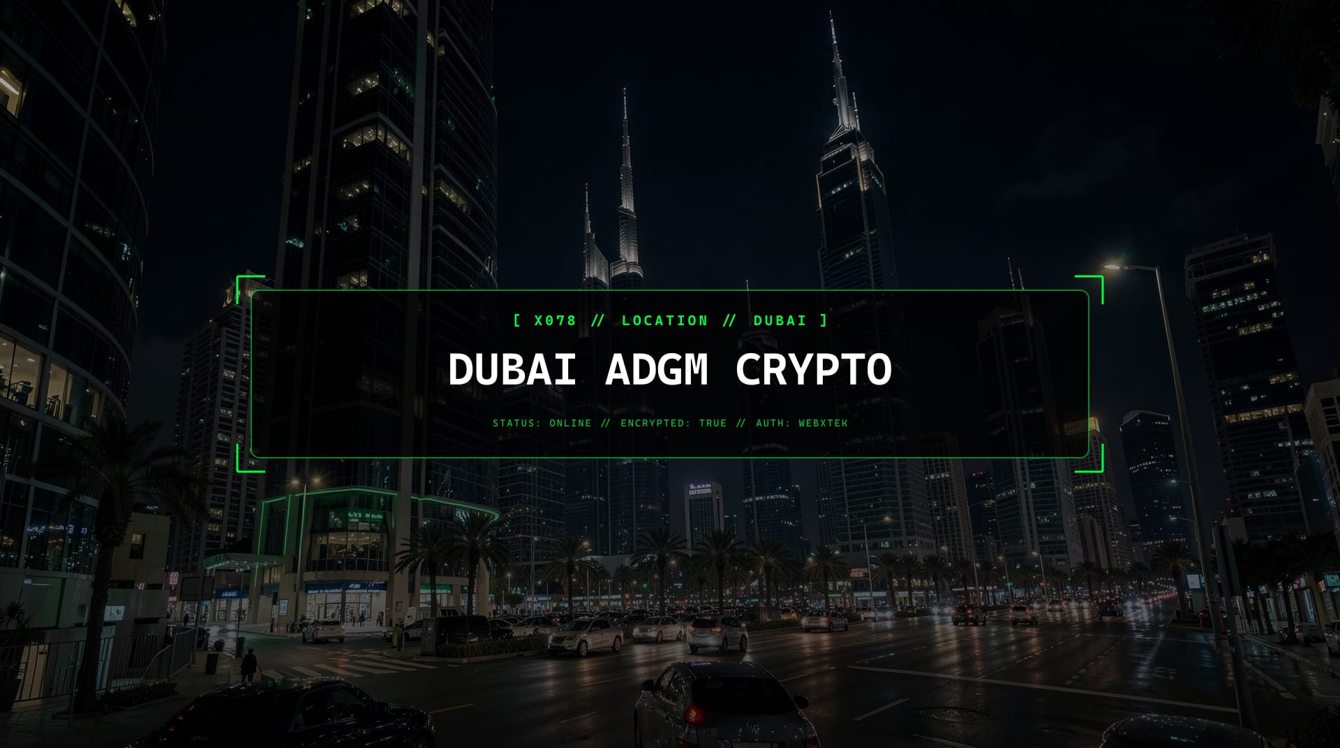 Serviços digitais para Dubai (ADGM e Cripto)