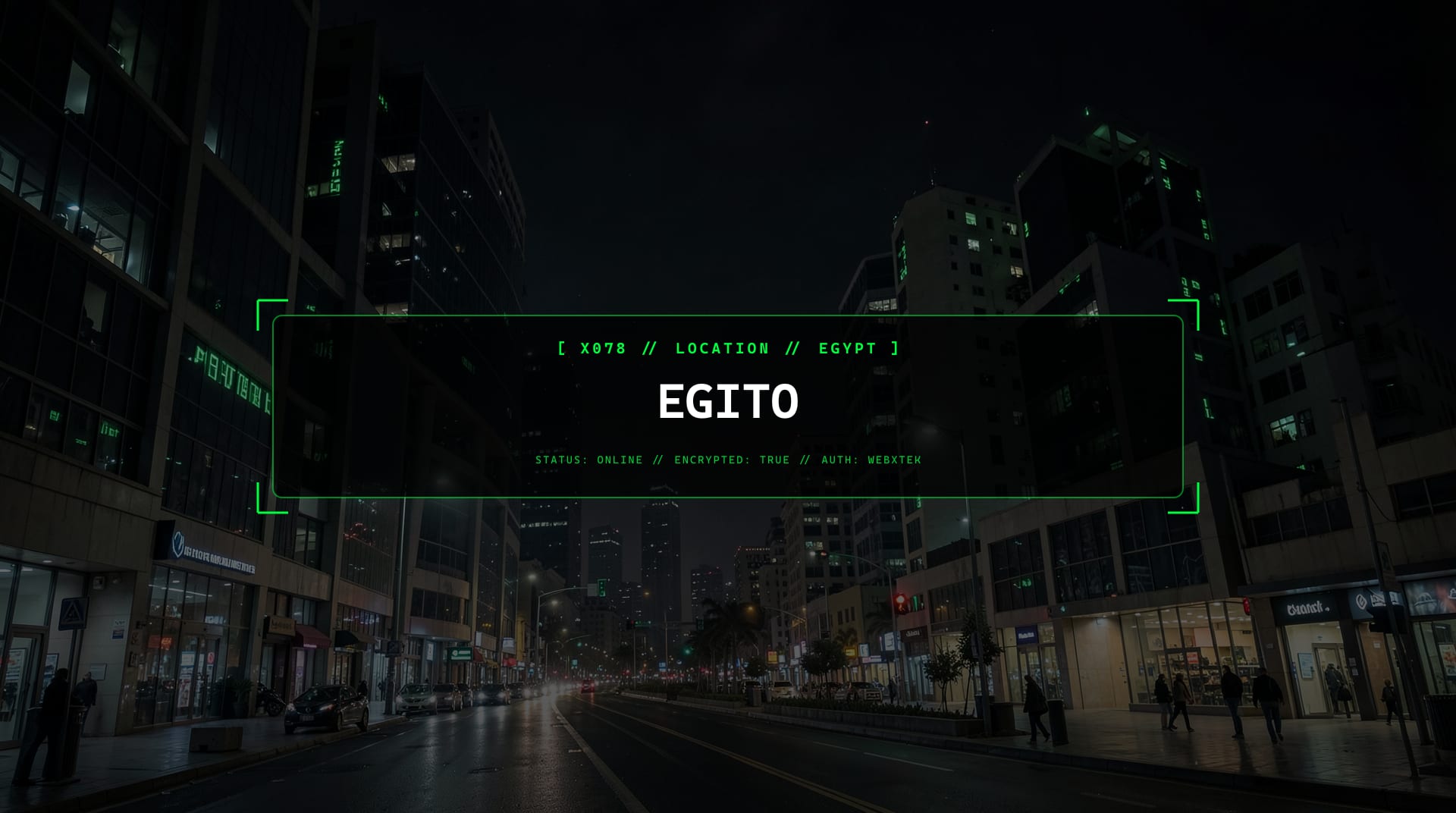 Presença digital para Egito
