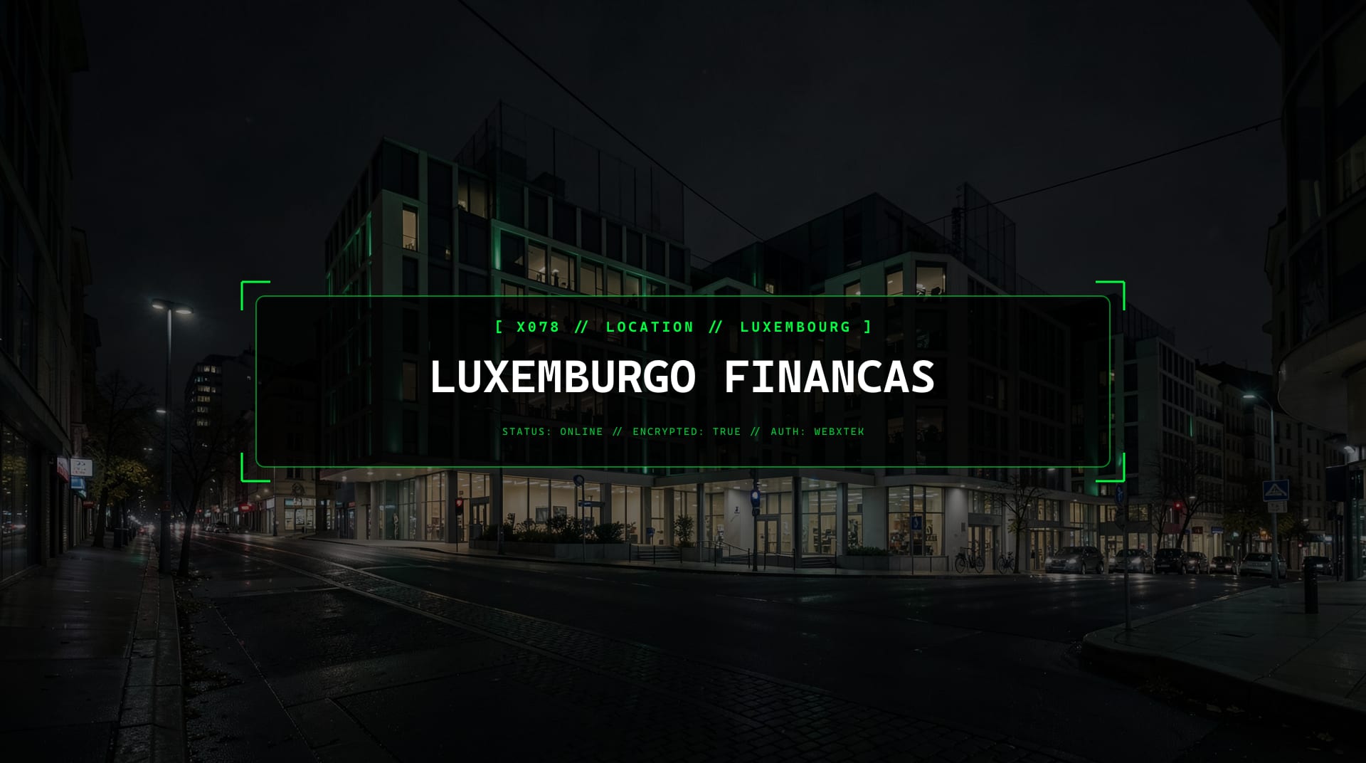 Serviços digitais para Luxemburgo (Centro Financeiro)