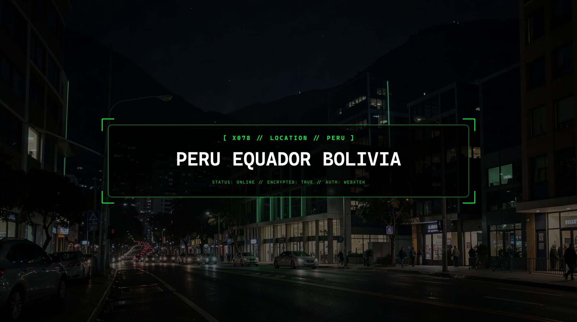 Serviços digitais para Peru, Equador e Bolívia
