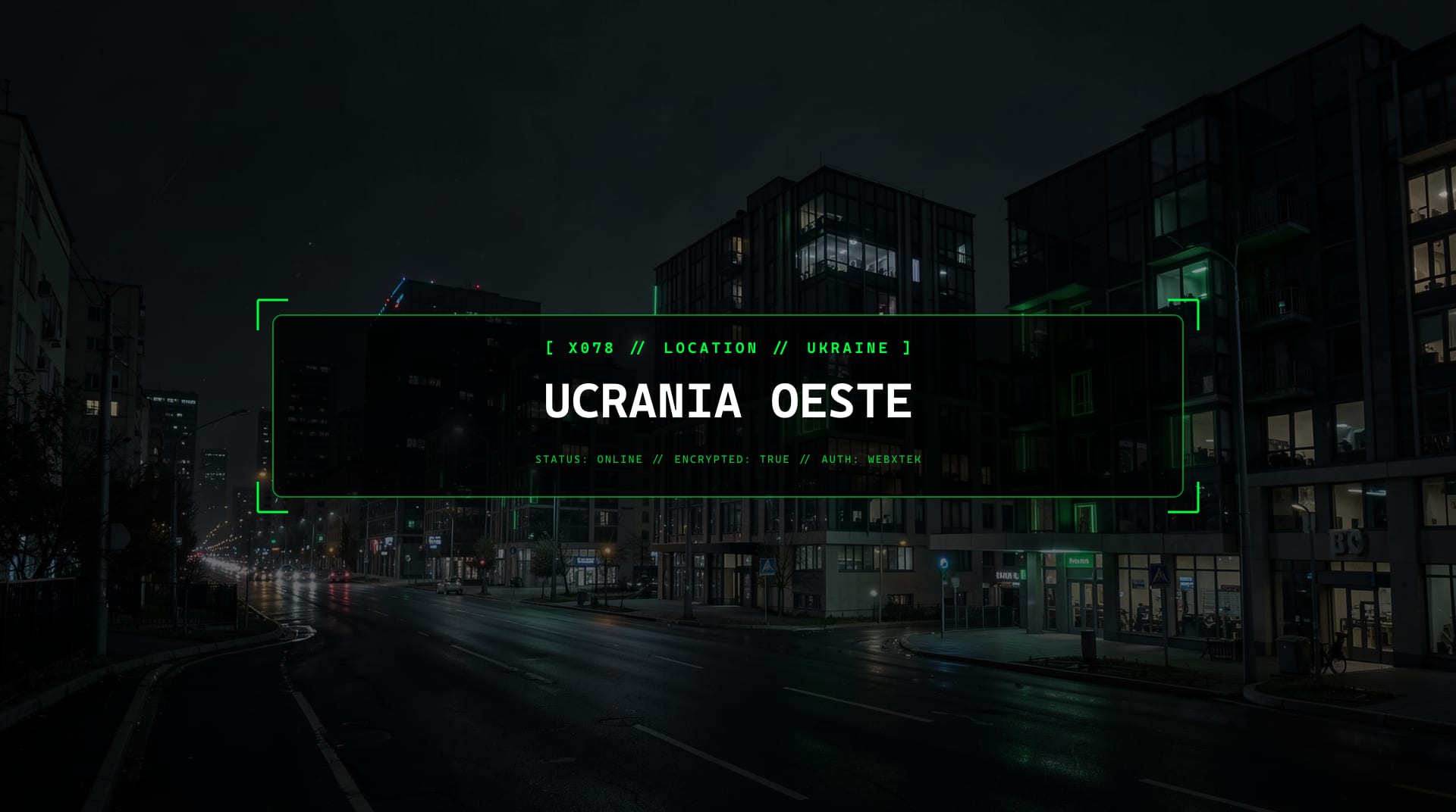 Presença digital para Ucrânia (Oeste)