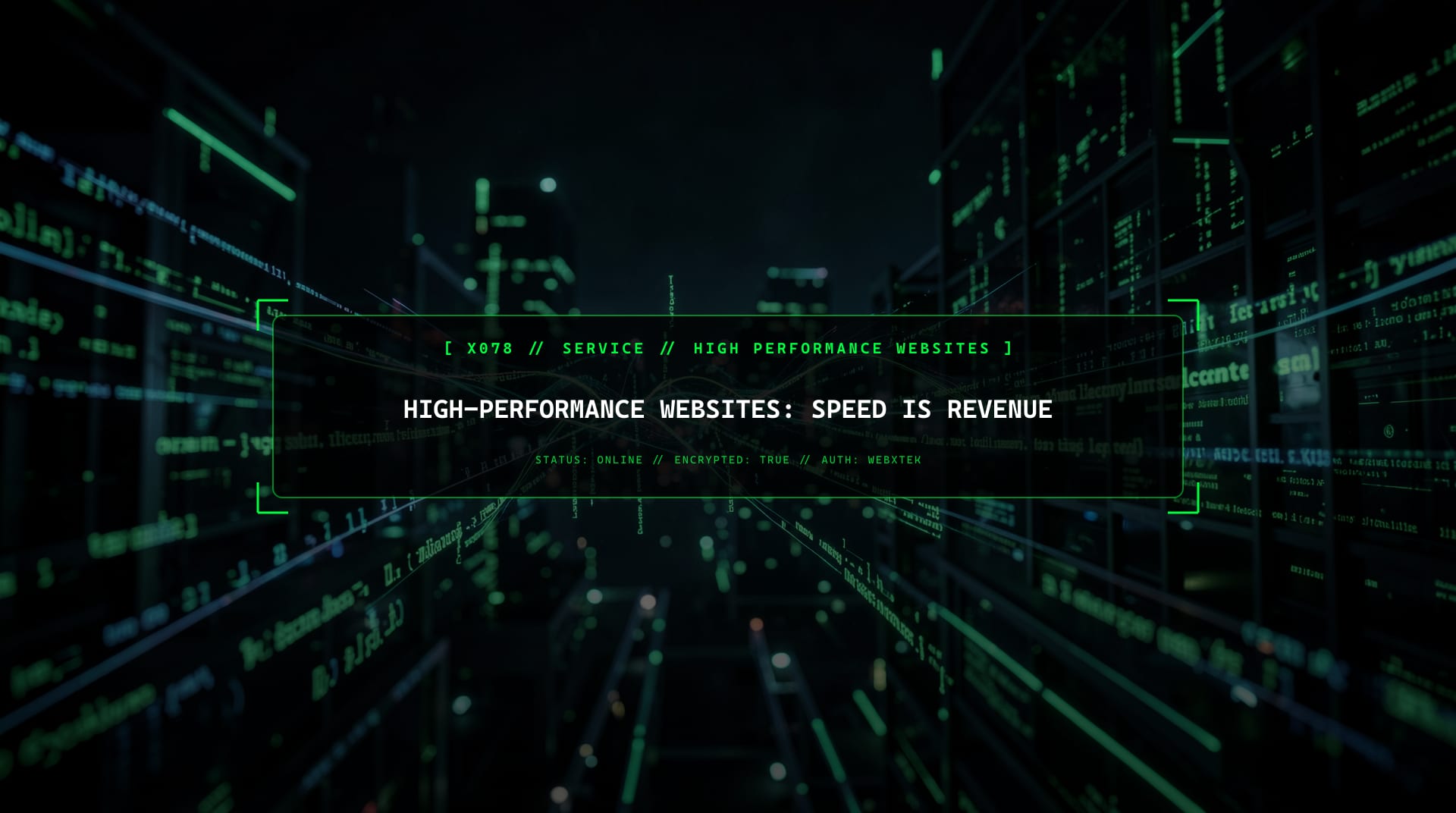 High-Performance Websites, Where Speed Becomes Revenue